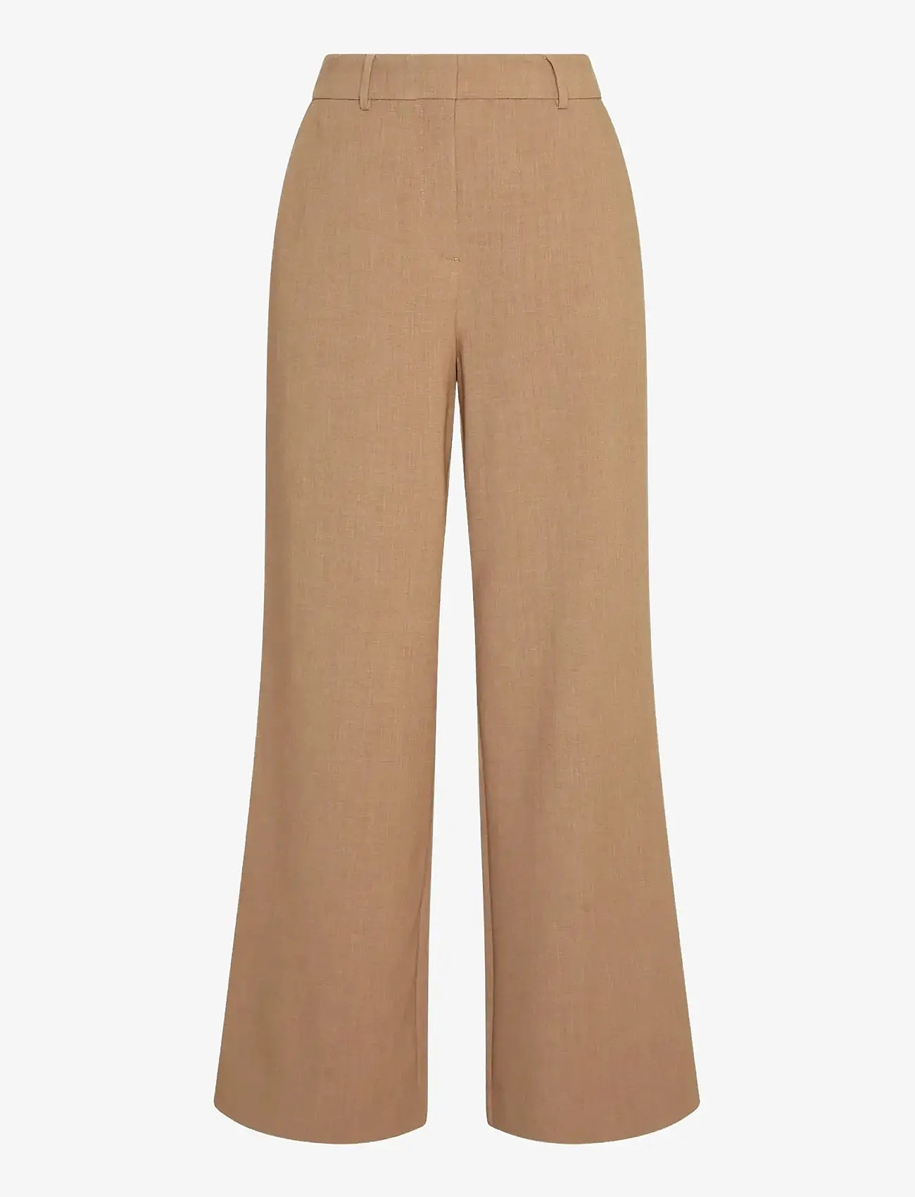 MSCH Copenhagen - MSCHMacy Michelle HW Wide Pants REGULAR - straight leg hosen - t coconut mel - 0