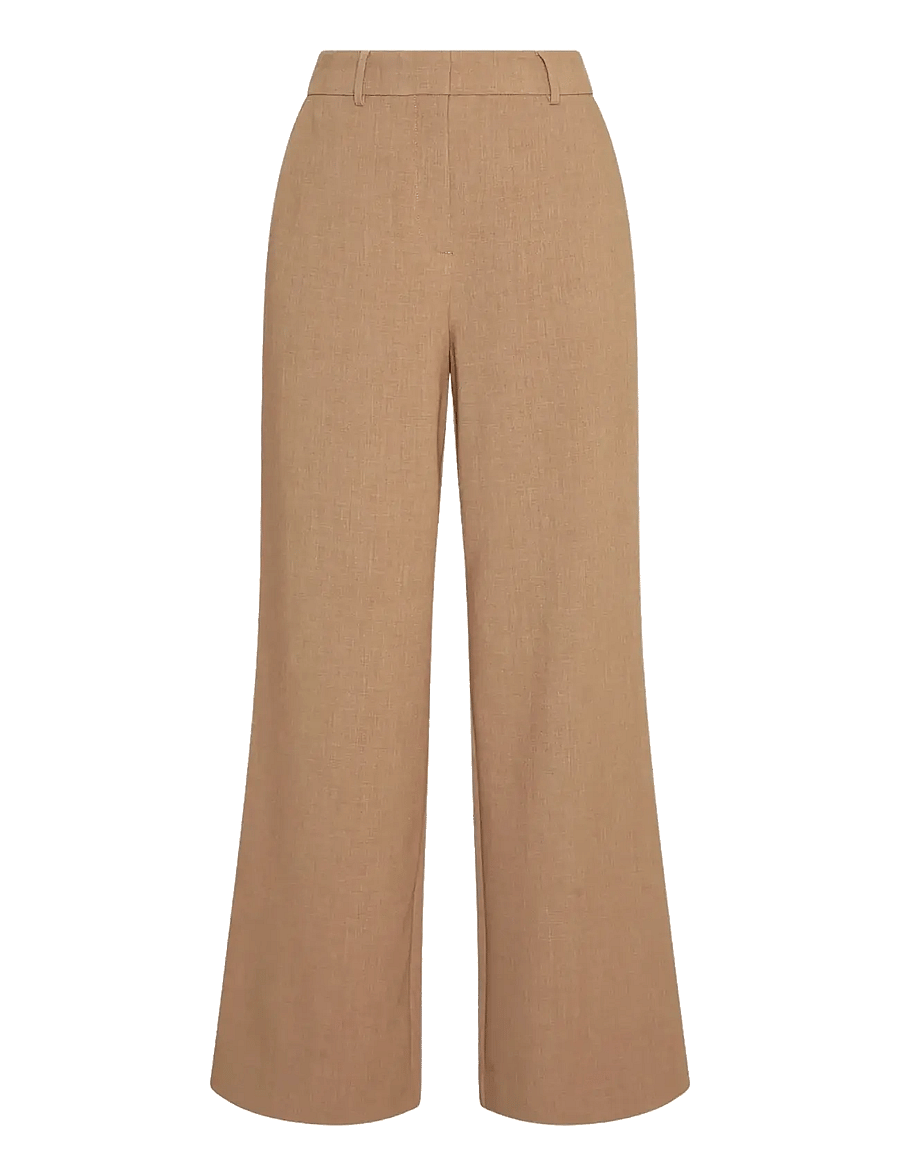 MSCH Copenhagen - MSCHMacy Michelle HW Wide Pants REGULAR - bukser med lige ben - t coconut mel - 0