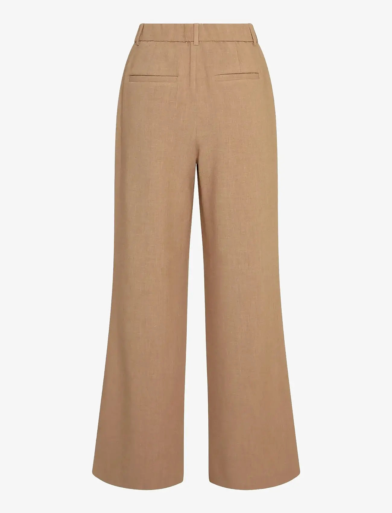 MSCH Copenhagen - MSCHMacy Michelle HW Wide Pants REGULAR - straight leg hosen - t coconut mel - 1