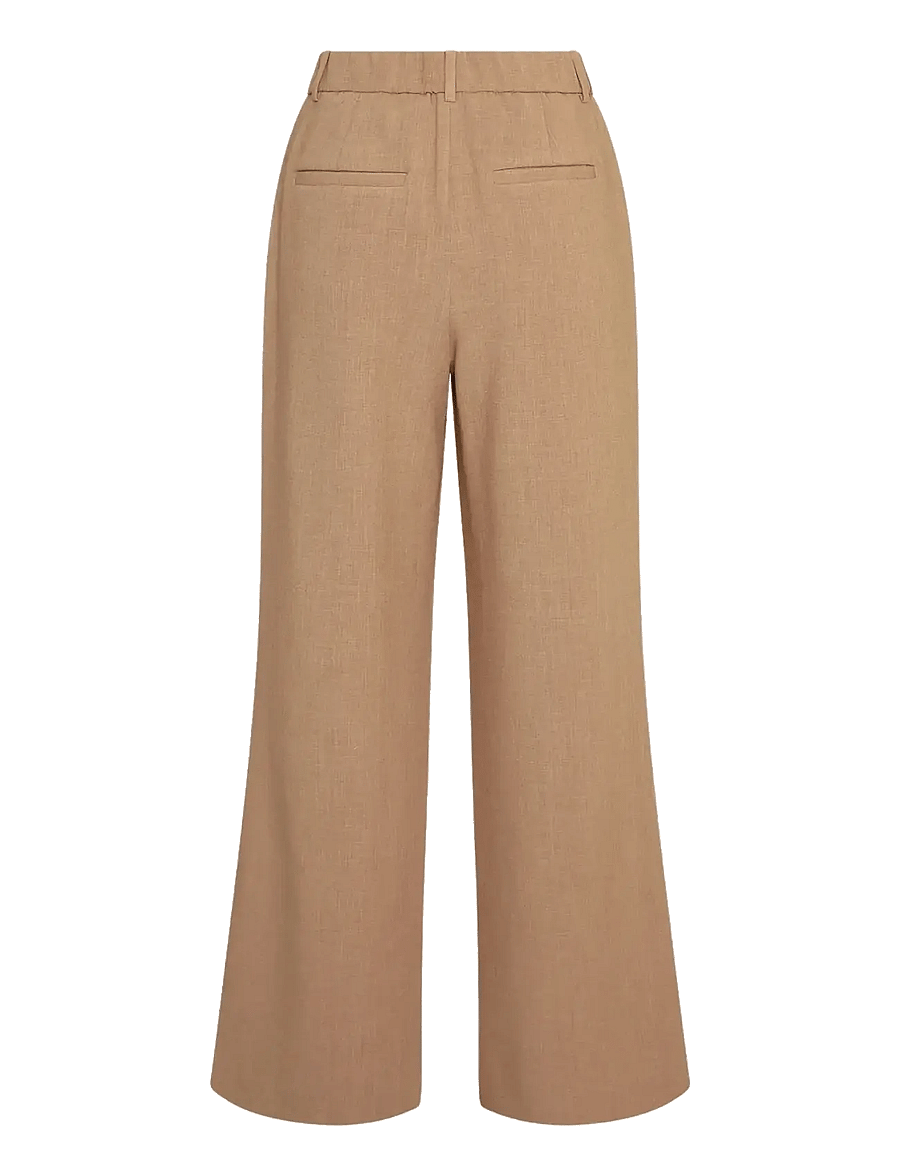 MSCH Copenhagen - MSCHMacy Michelle HW Wide Pants REGULAR - bukser med lige ben - t coconut mel - 1