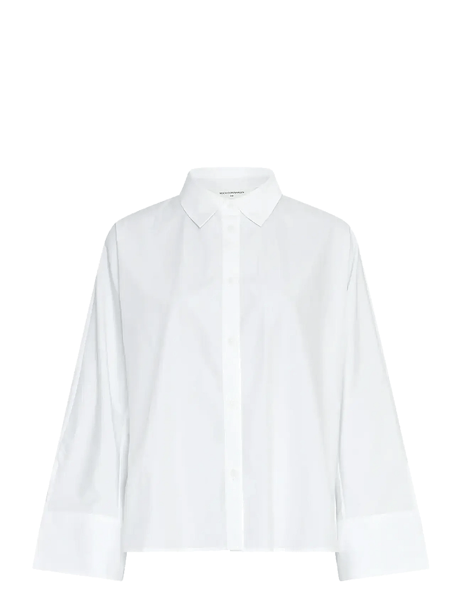 MSCH Copenhagen - MSCHNatalia Zenika Boxy Shirt - bright white - 0