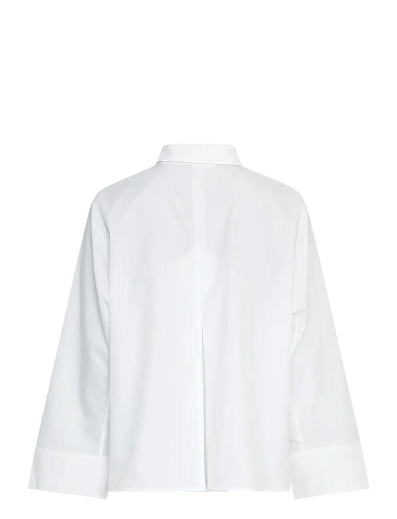 MSCH Copenhagen - MSCHNatalia Zenika Boxy Shirt - langärmlige hemden - bright white - 1