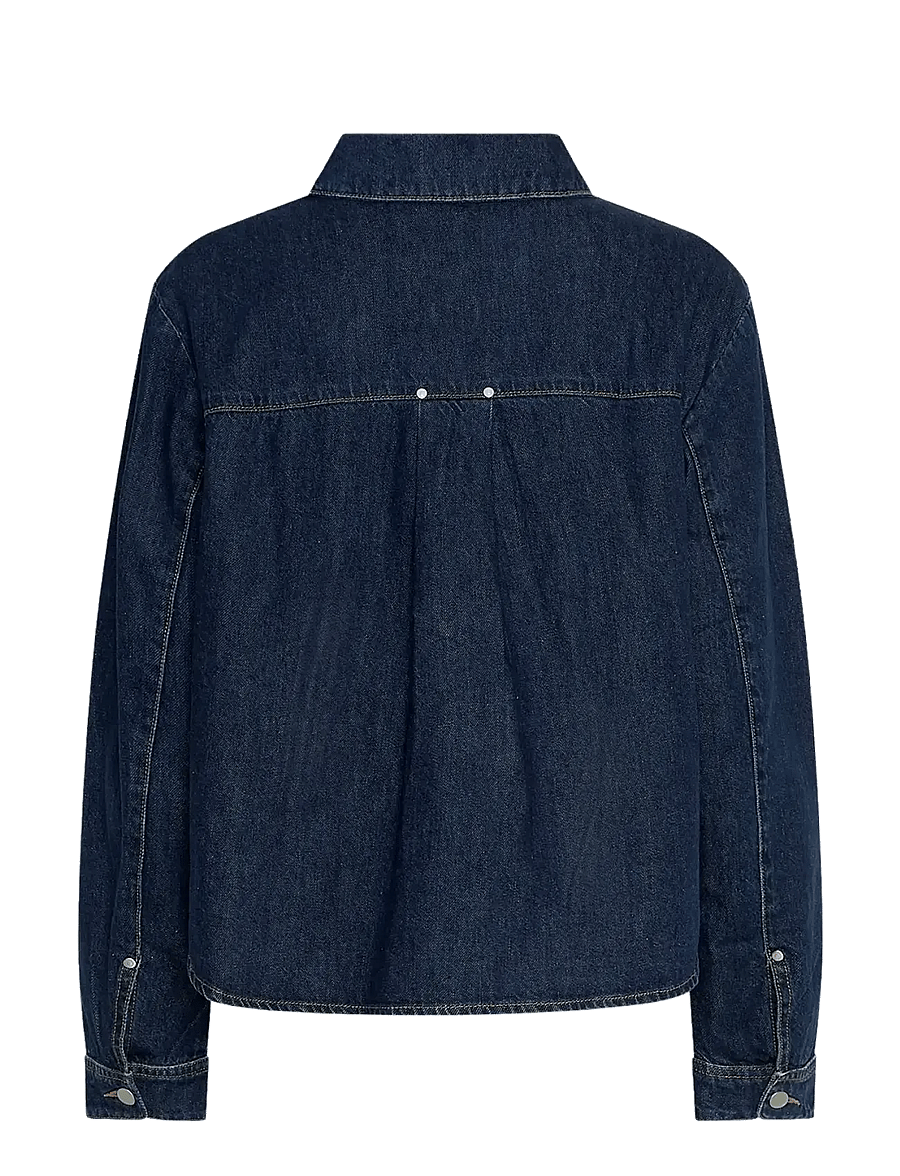 MSCH Copenhagen - MSCHAdna Alena Shirt - dark blue wash - 1