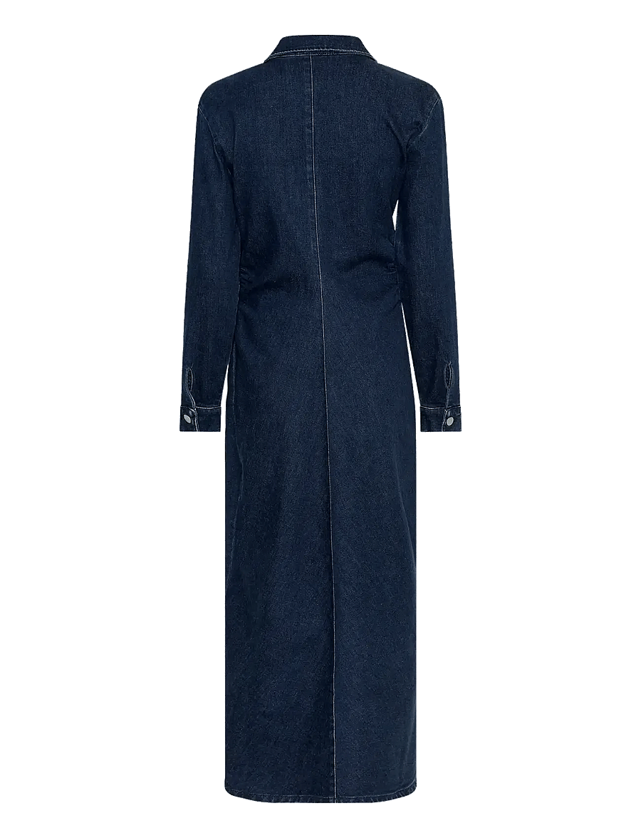 MSCH Copenhagen - MSCHMow Shirt Dress - overhemdjurken - dark blue wash - 1