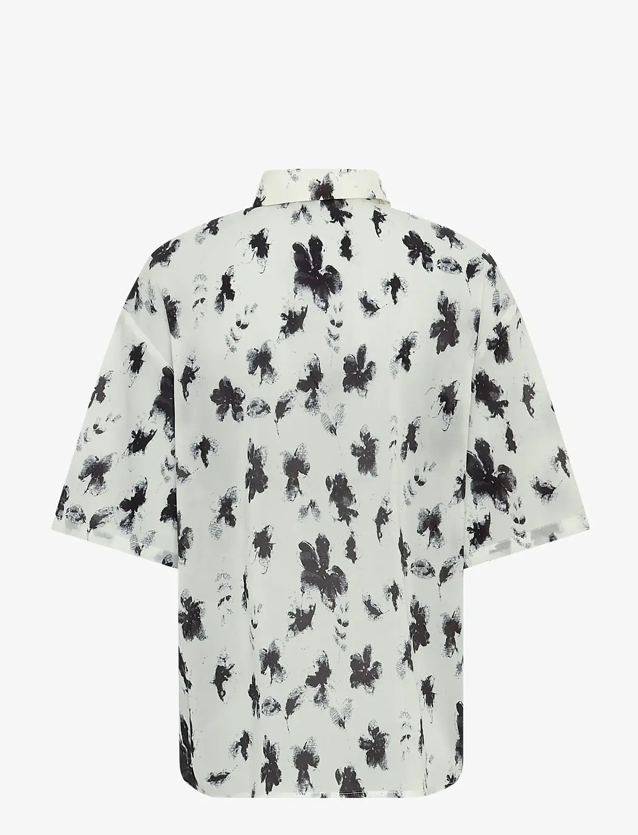 MSCH Copenhagen - MSCHAlessandra 3/4 Shirt AOP - kortærmede skjorter - p shell flower - 1