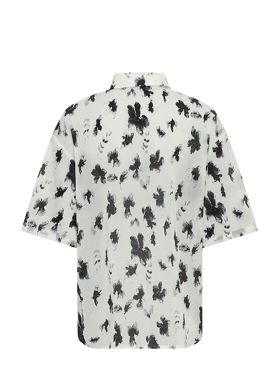 MSCH Copenhagen - MSCHAlessandra 3/4 Shirt AOP - kortærmede skjorter - p shell flower - 1