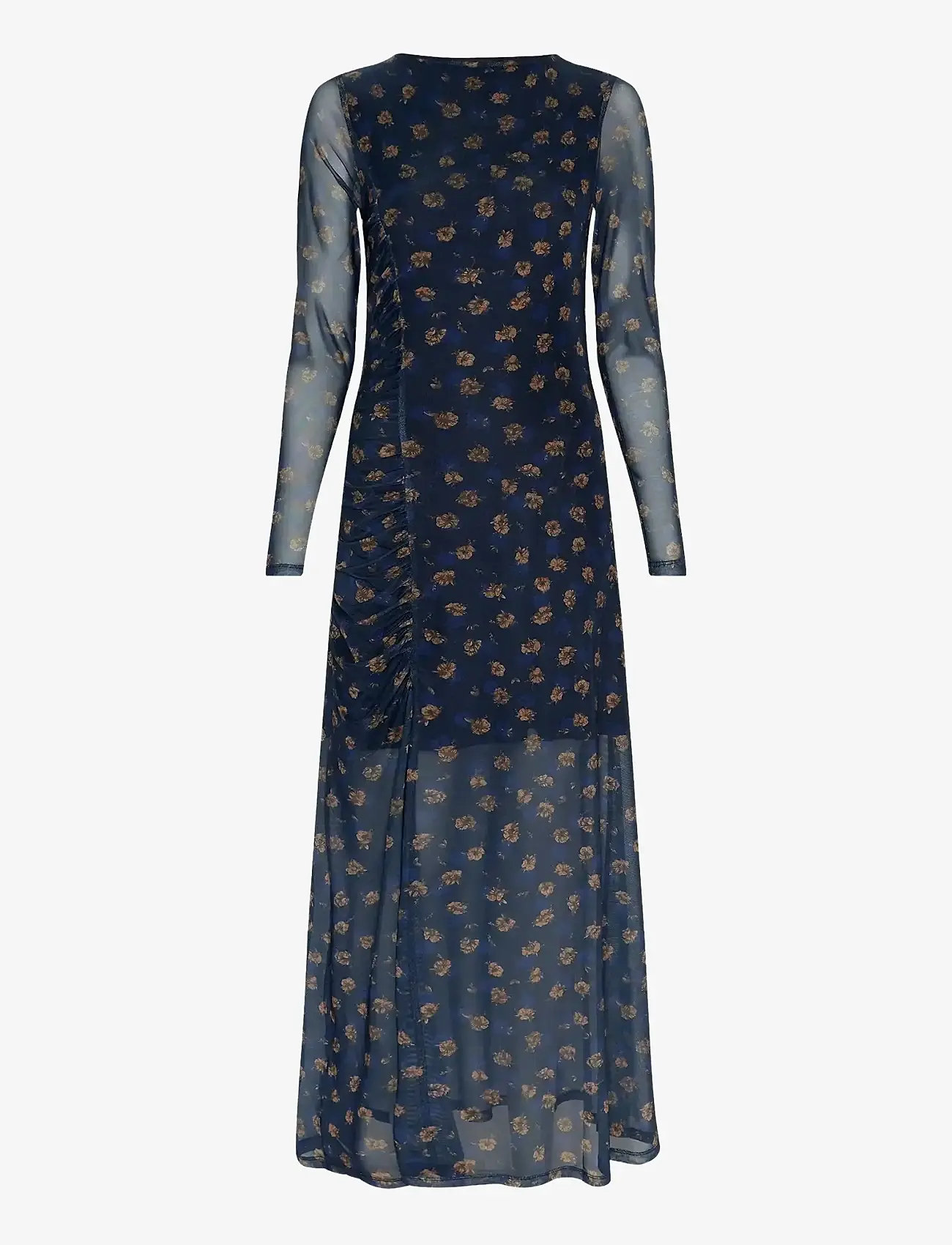 MSCH Copenhagen - MSCHGinie Illenora Dress AOP - maxikleider - mari blue flwr - 0