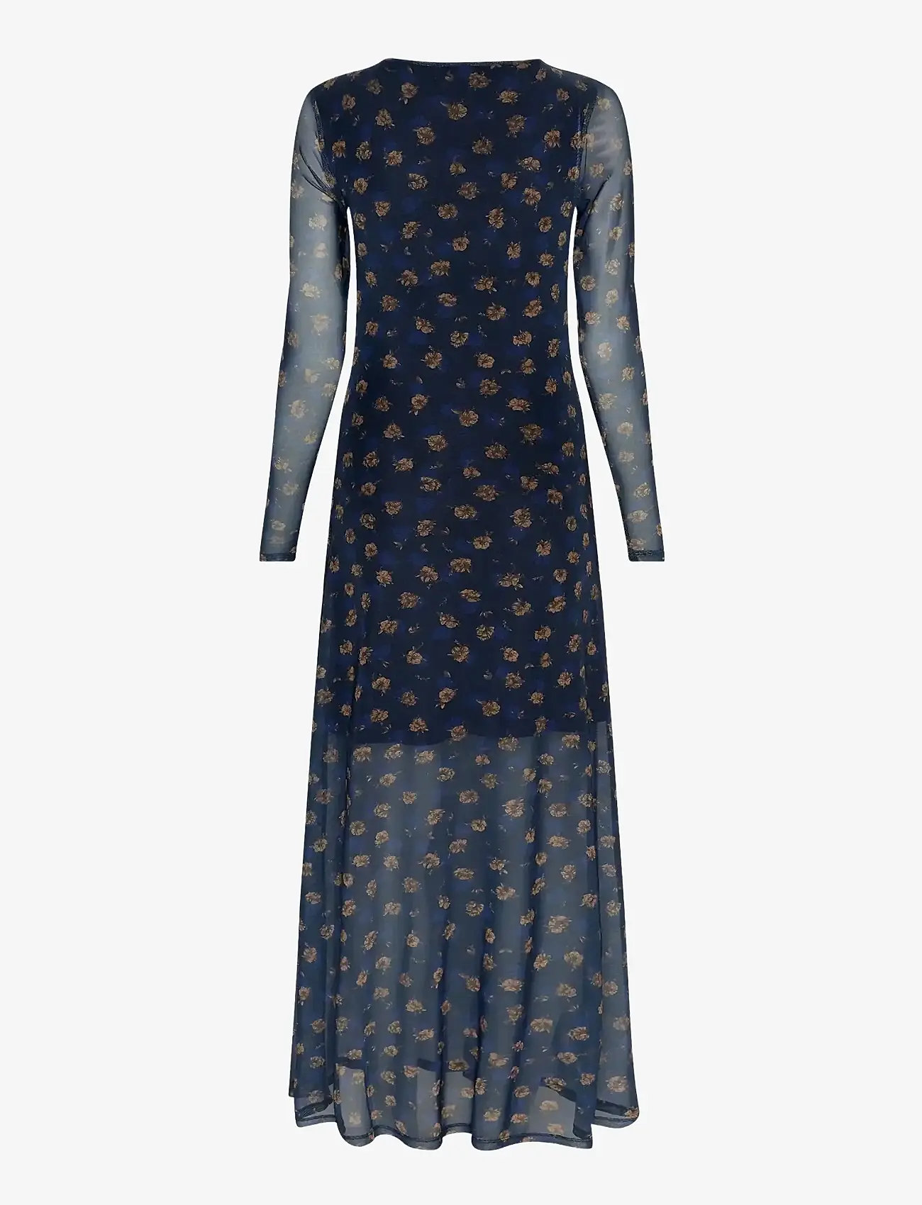 MSCH Copenhagen - MSCHGinie Illenora Dress AOP - maxikleider - mari blue flwr - 1