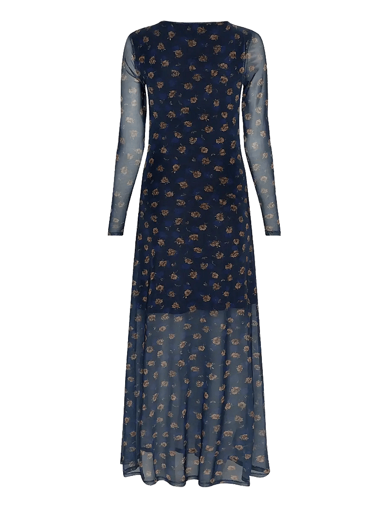 MSCH Copenhagen - MSCHGinie Illenora Dress AOP - maxikleider - mari blue flwr - 1