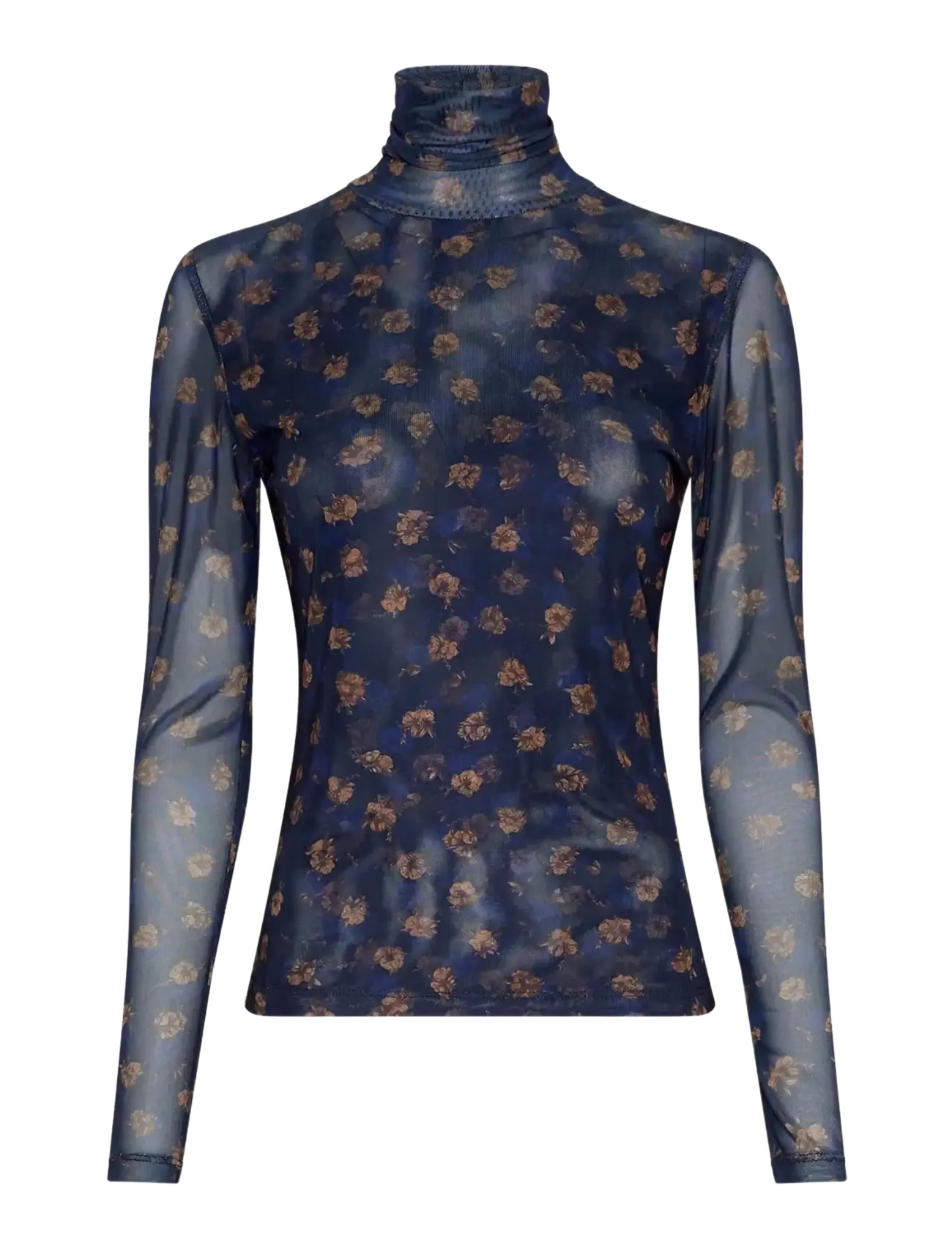 MSCH Copenhagen MSCHGinie Illenora LS Top AOP - Tøj - MARI BLUE FLWR / blue
