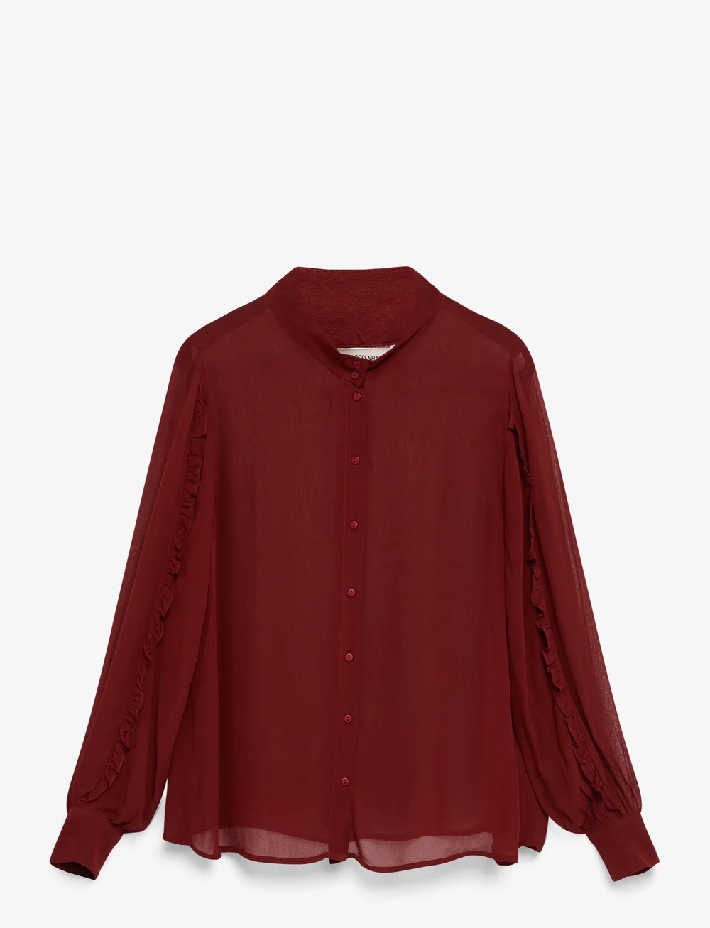 MSCH Copenhagen - MSCHKasandra Orabella Shirt - langärmlige hemden - syrah - 1