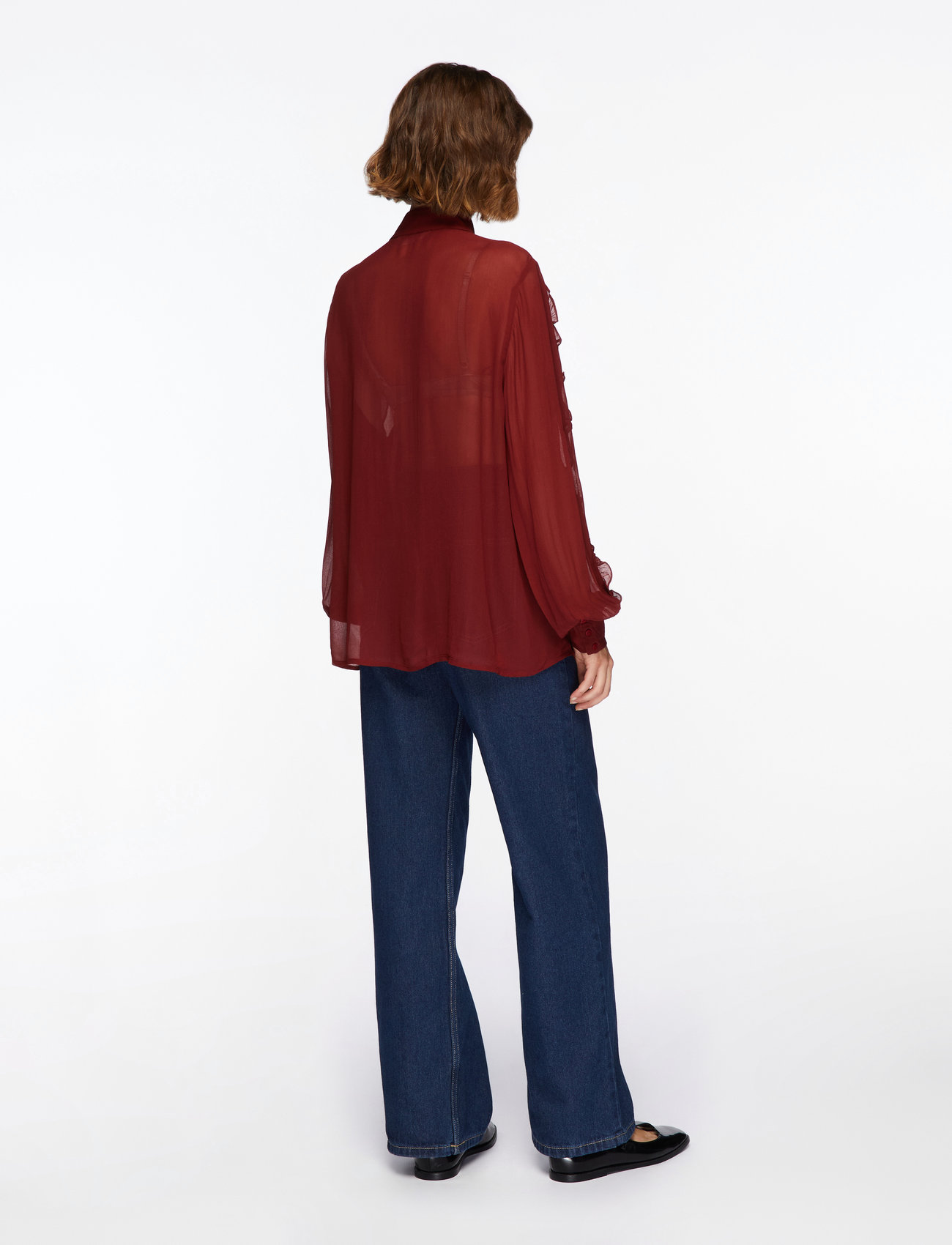 MSCH Copenhagen - MSCHKasandra Orabella Shirt - long-sleeved shirts - syrah - 4