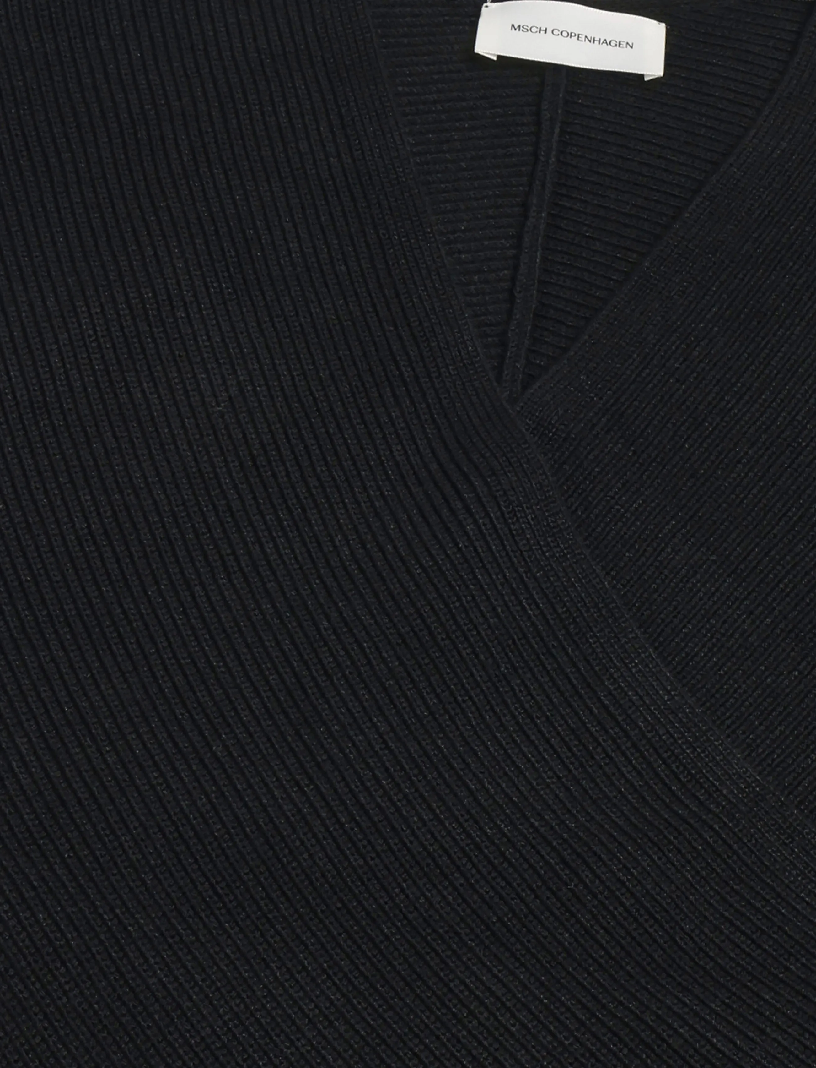 MSCH Copenhagen - MSCHZinelle Rachelle Wrap Pullover - stickade tröjor - black - 2