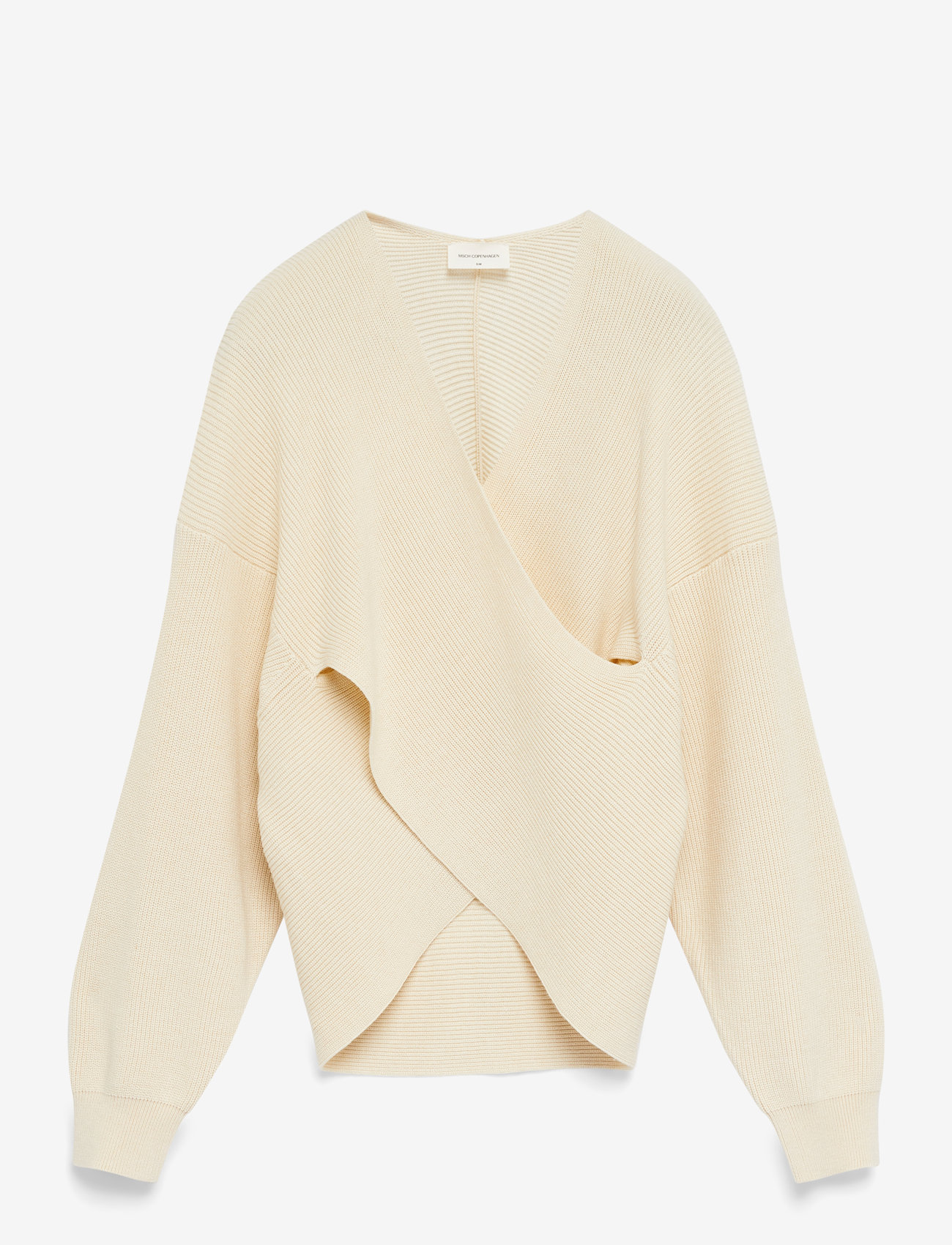 MSCH Copenhagen - MSCHZinelle Rachelle Wrap Pullover - fog melange - 1