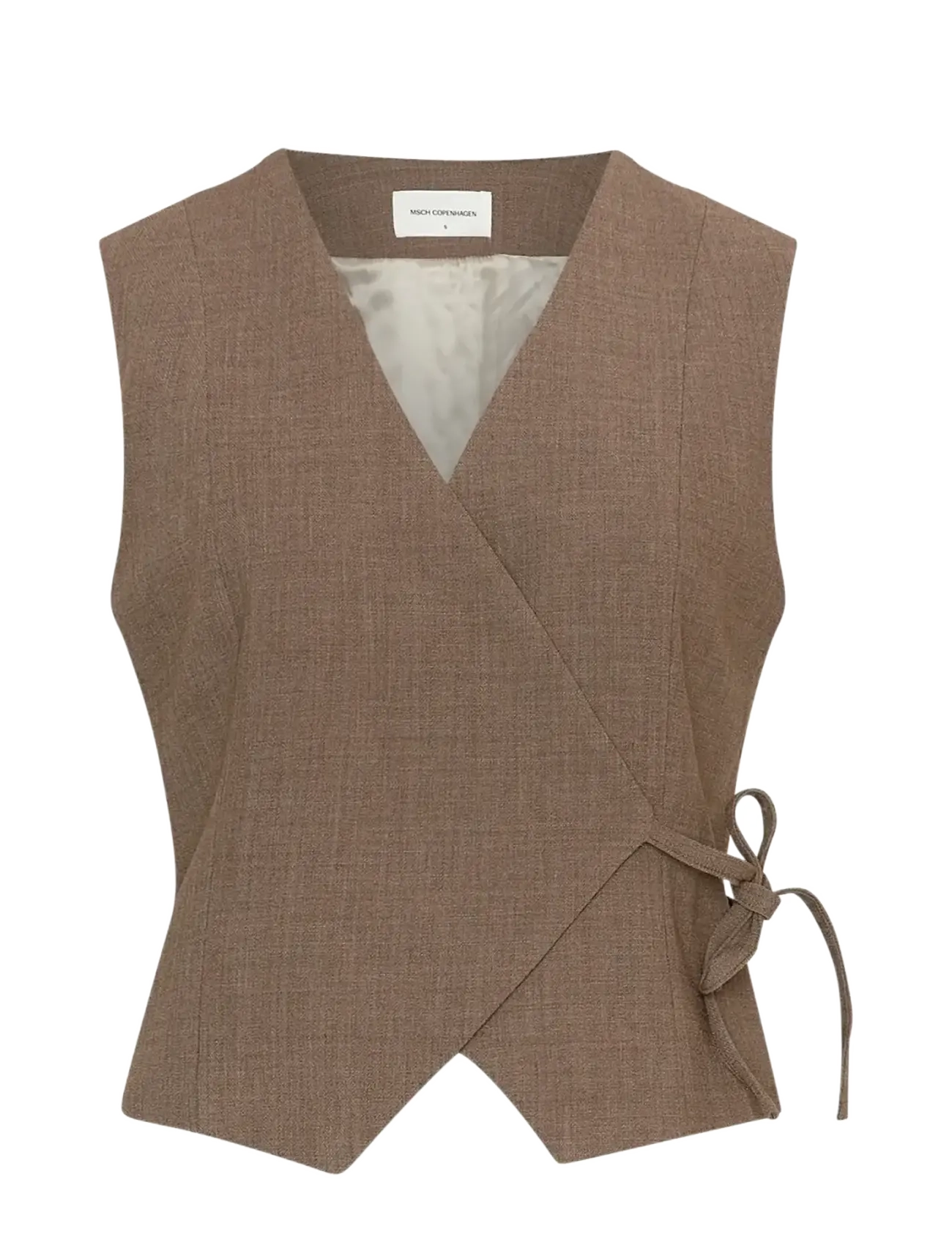 MSCH Copenhagen MSCHDarina Waistcoat - Bleiserit - MOUNT TRAIL MEL / beige