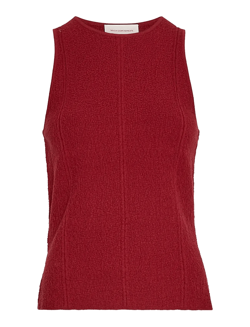 MSCH Copenhagen - MSCHCharlitta SL Top - Ärmellose tops - rhubarb - 0