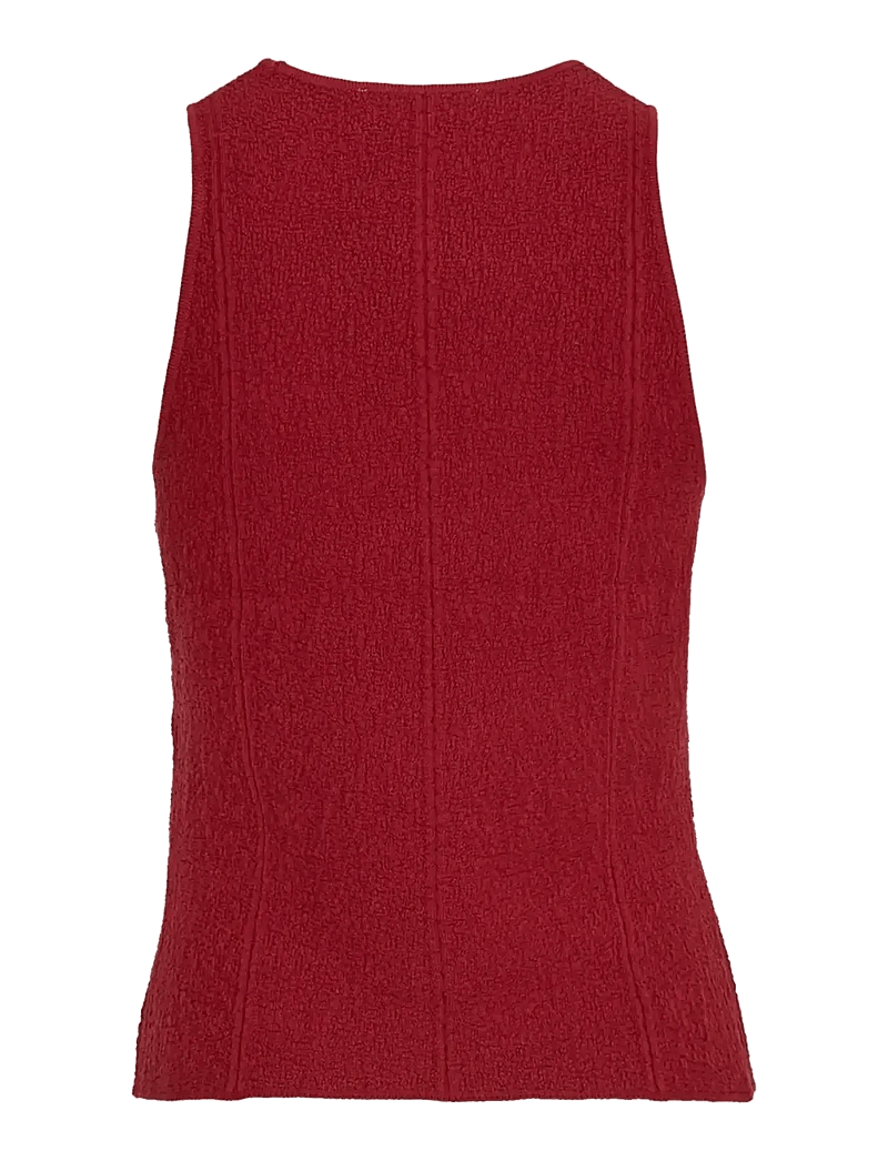 MSCH Copenhagen - MSCHCharlitta SL Top - Ärmellose tops - rhubarb - 1
