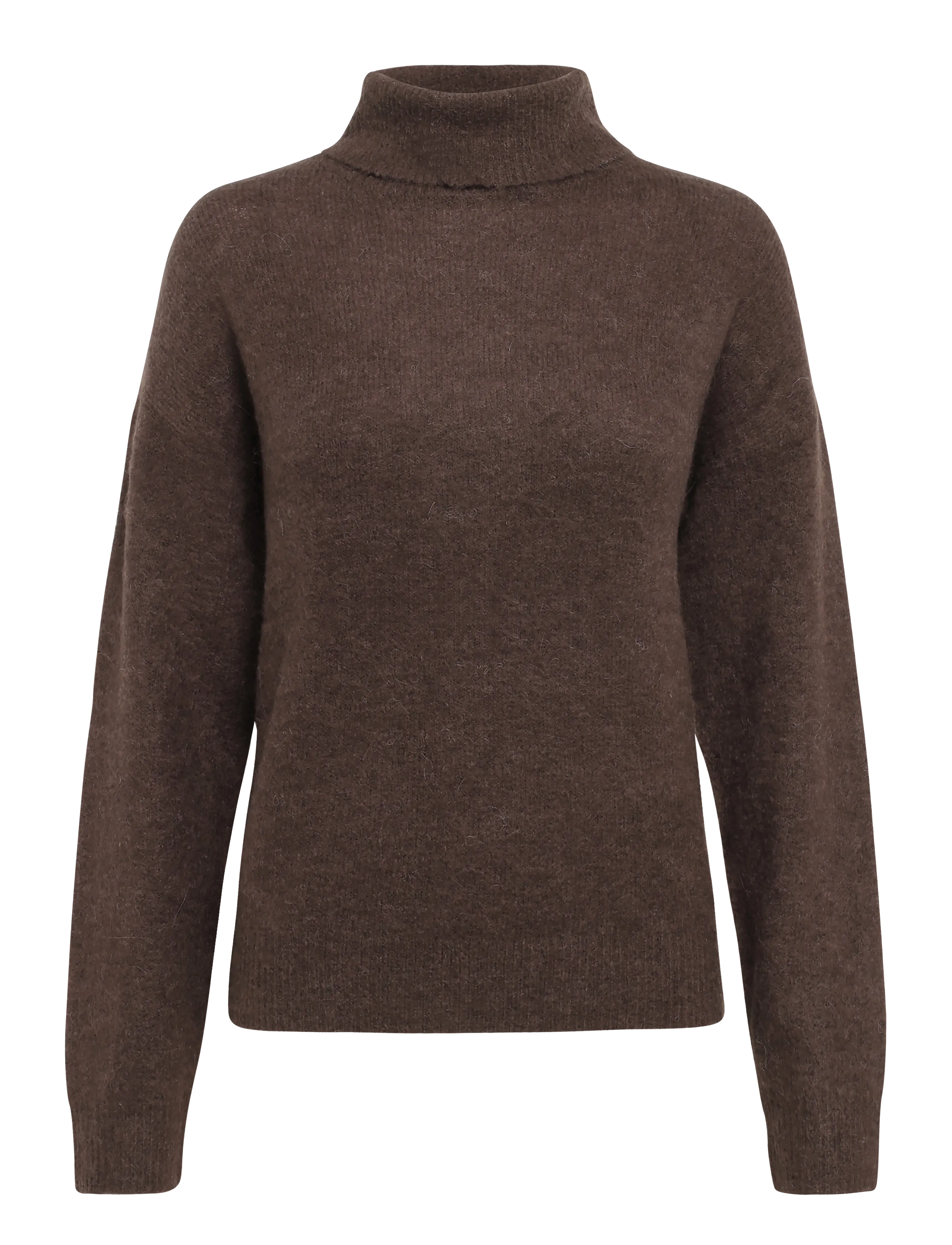 MSCH Copenhagen MSCHFestina Hope R Pullover - Rullekraver - HOT FUDGE / brown