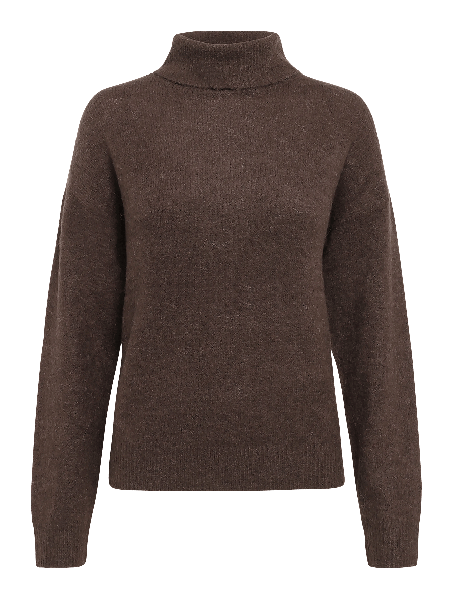 MSCH Copenhagen - MSCHFestina Hope R Pullover - striktrøjer - hot fudge - 0