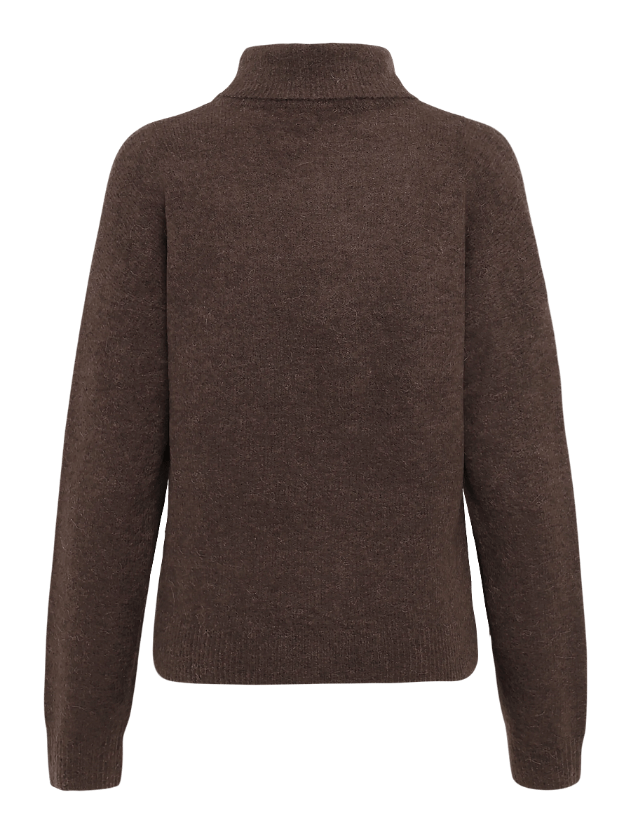 MSCH Copenhagen - MSCHFestina Hope R Pullover - striktrøjer - hot fudge - 1