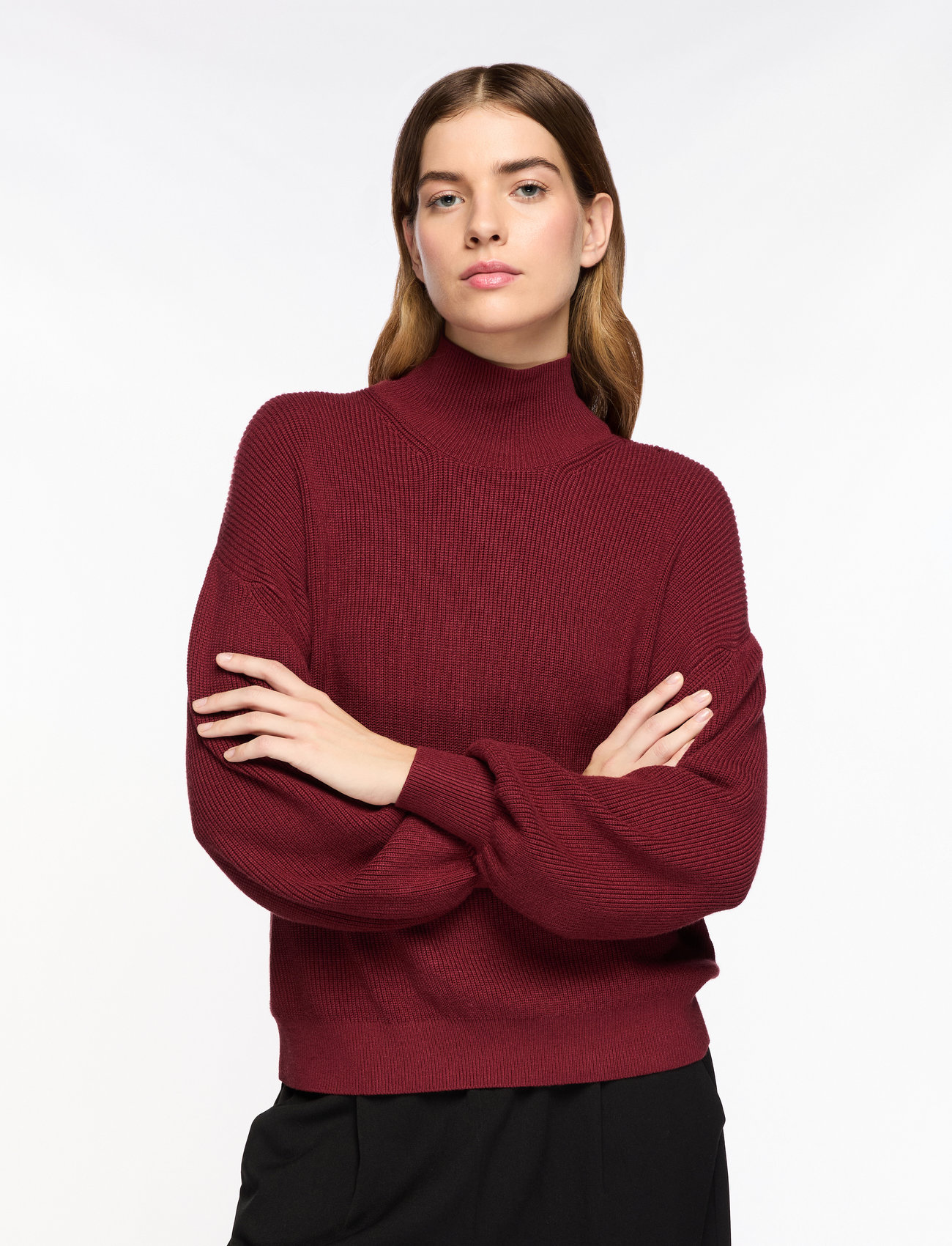 MSCH Copenhagen - MSCHMagnea Rachelle M Pullover - rullekraver - syrah - 0