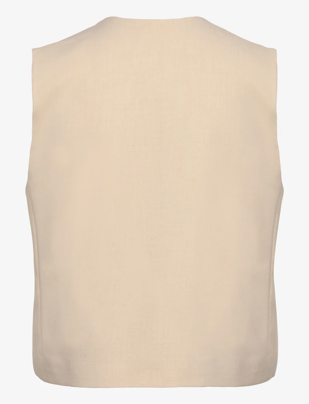 MSCH Copenhagen - MSCHRosina Michelle Short Waistcoat - strikveste - fog mel - 1