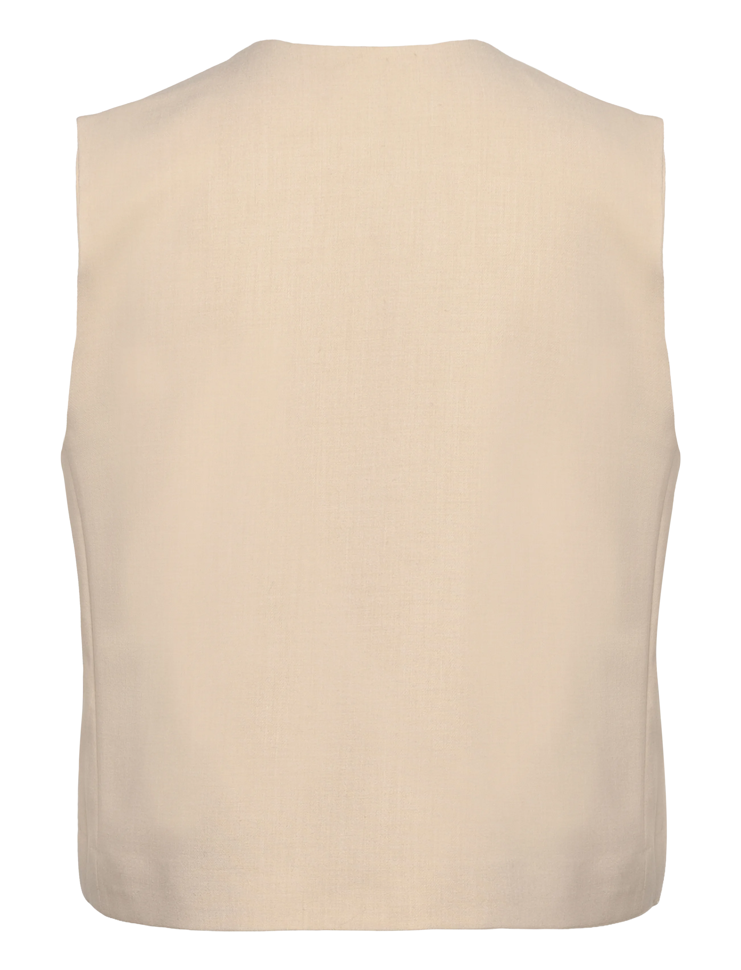 MSCH Copenhagen - MSCHRosina Michelle Short Waistcoat - kamizelki - fog mel - 1