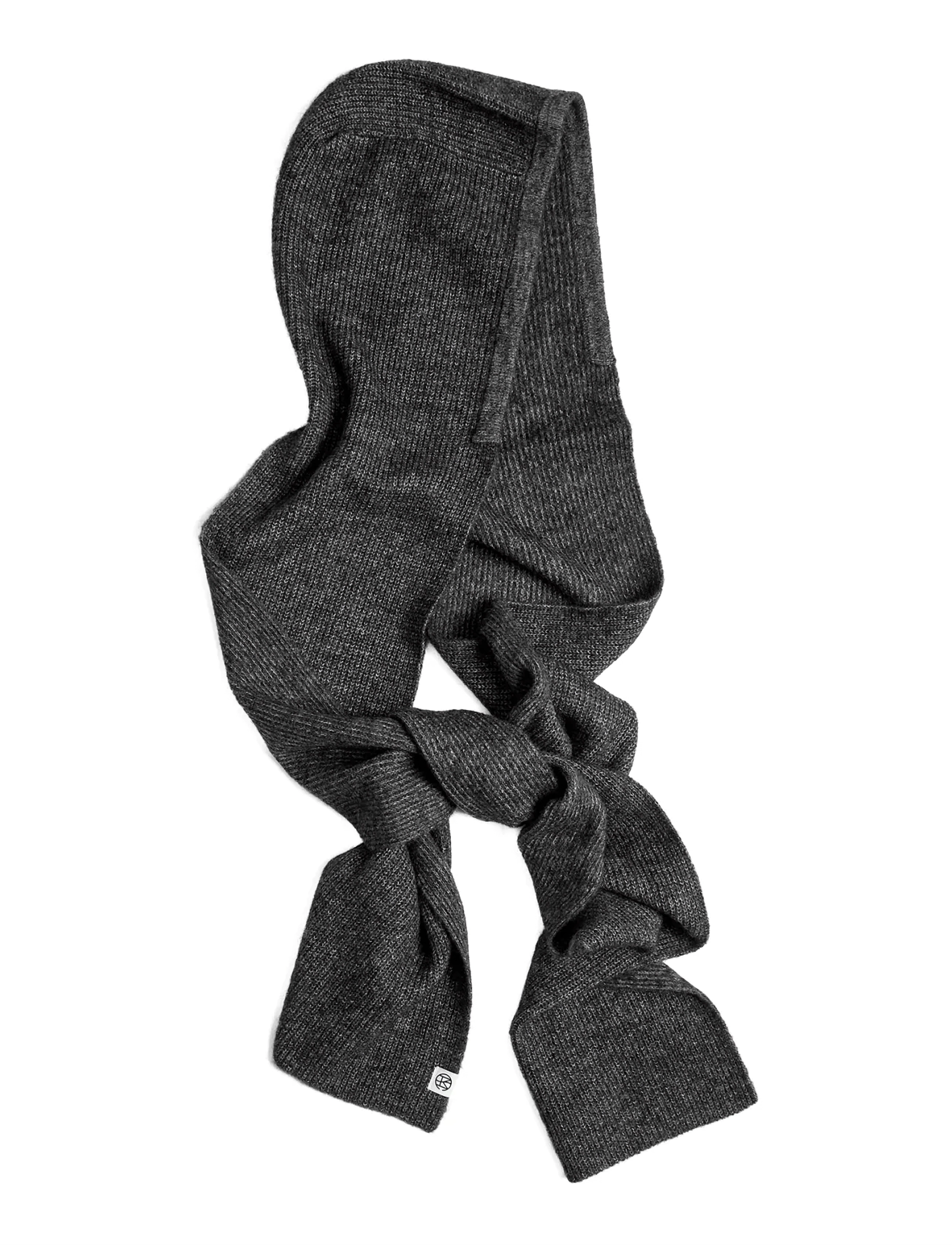 MSCH Copenhagen MSCHMilania Hope Hood Scarf Key - Transitional Layering - DGM / grey