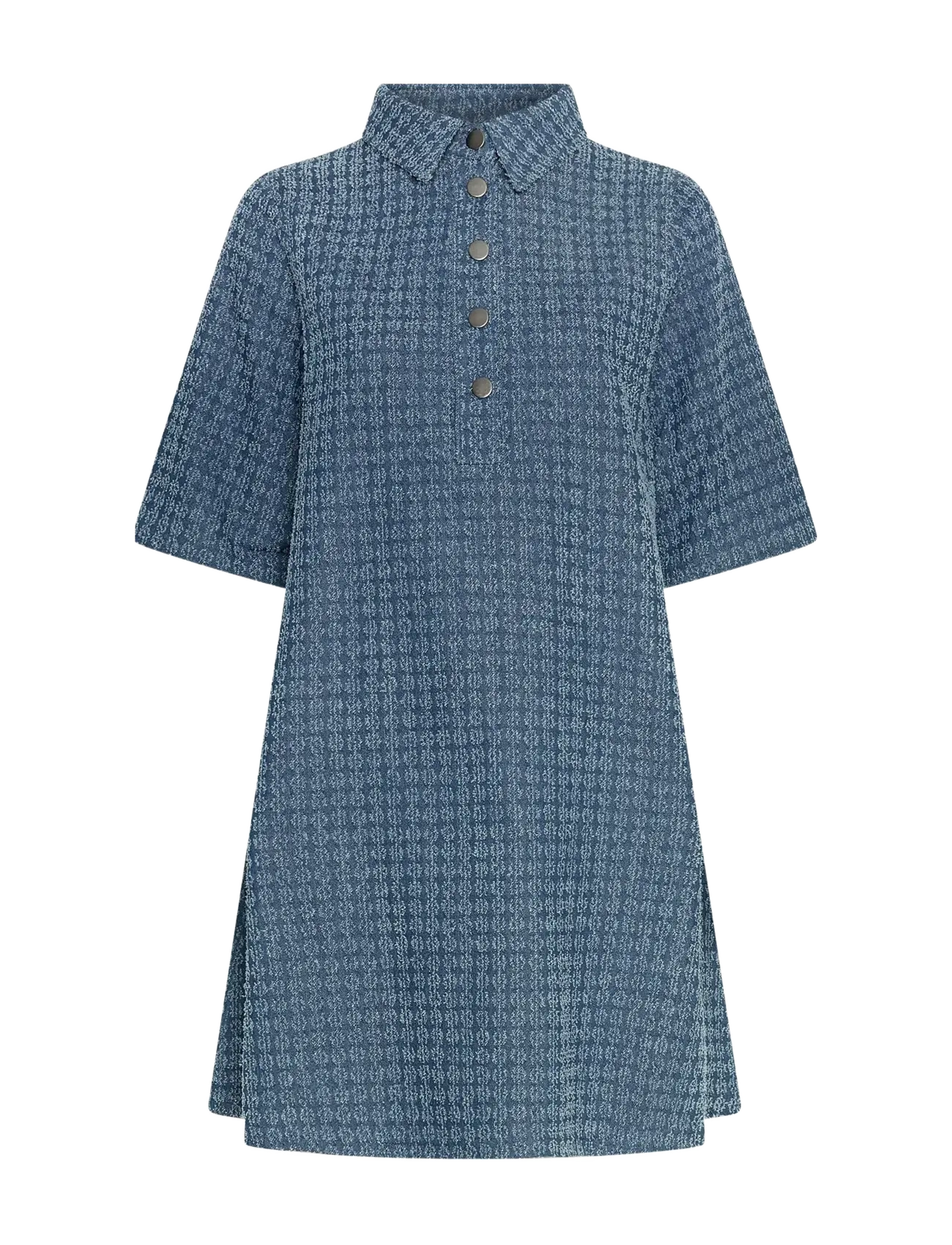 MSCH Copenhagen MSCHIbo 2/4 Dress - Kleidid - MID BLUE WASH / blue