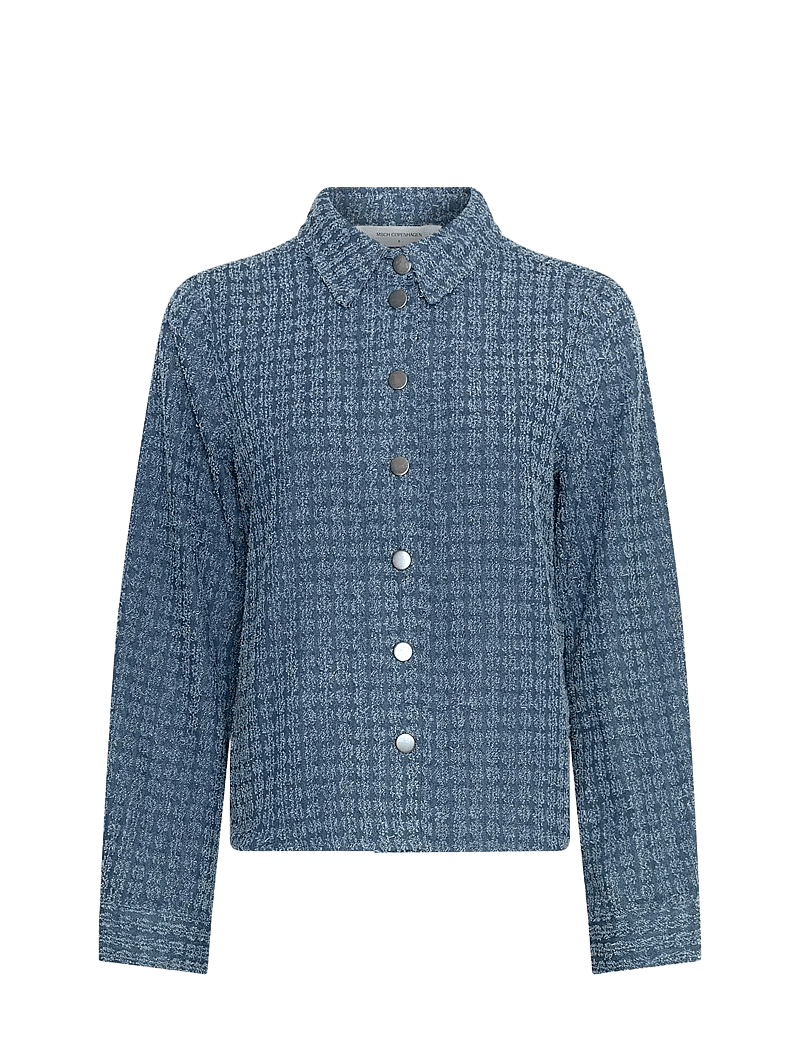 MSCH Copenhagen - MSCHIbo Shirt - långärmade skjortor - mid blue wash - 0