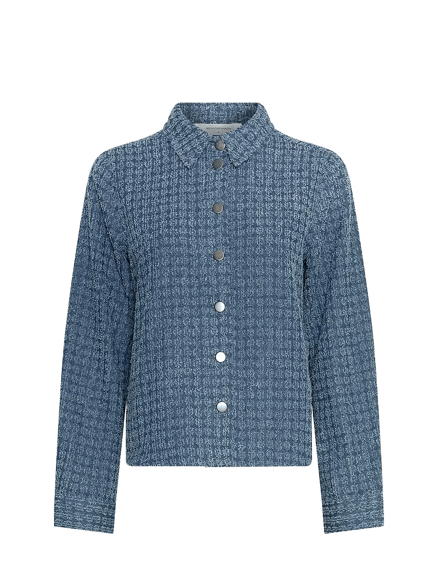 MSCH Copenhagen - MSCHIbo Shirt - langärmlige hemden - mid blue wash - 0