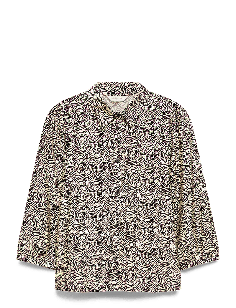 MSCH Copenhagen - MSCHCielo Amabella 3/4 Shirt AOP - langärmlige hemden - fog abstract - 1