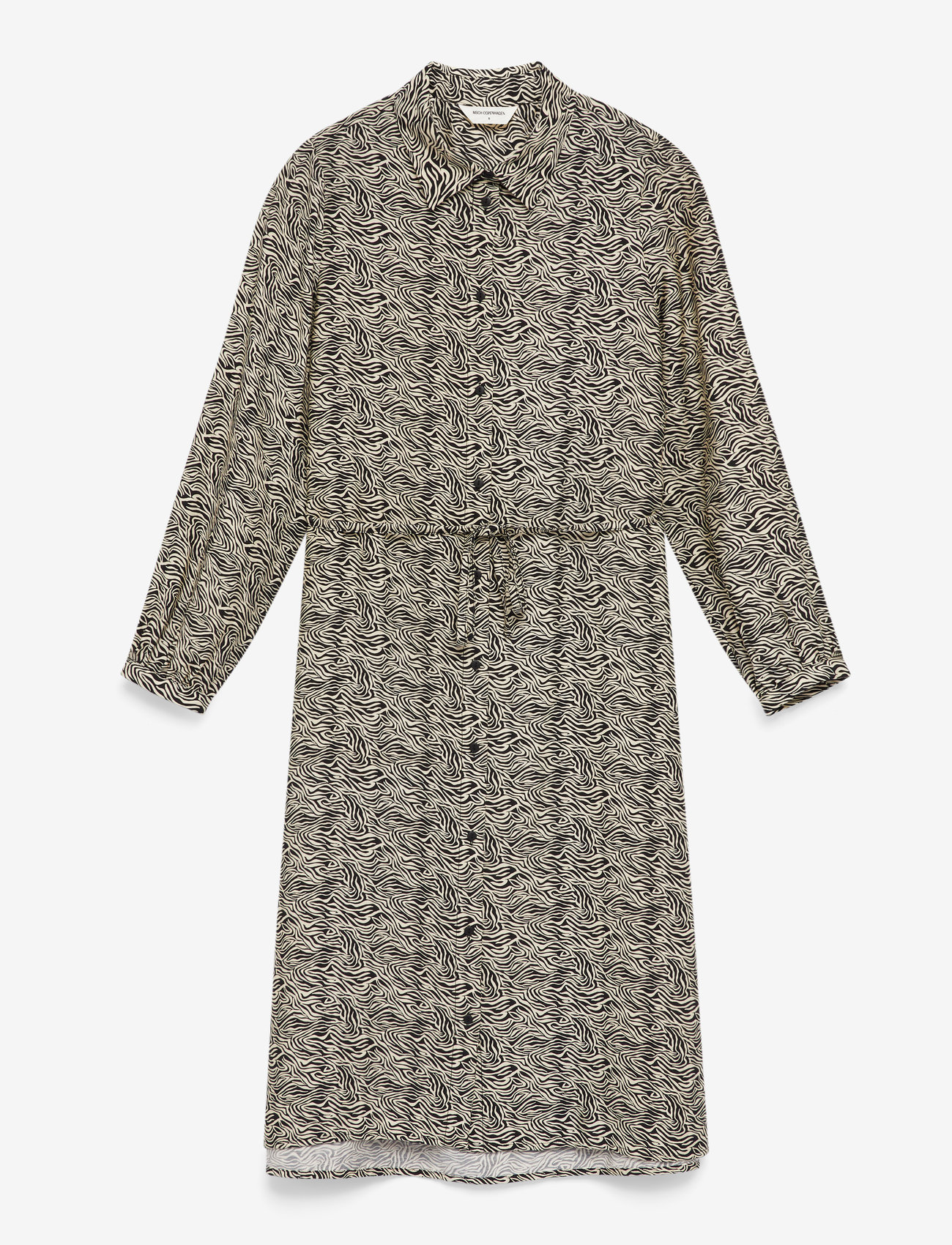 MSCH Copenhagen - MSCHCielo Amabella Shirt Dress AOP - suvekleidid - fog abstract - 1