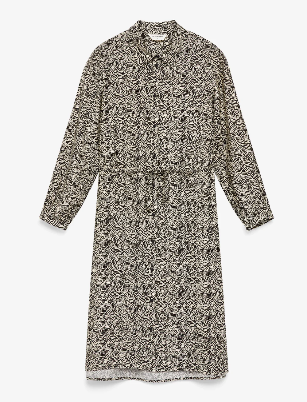 MSCH Copenhagen - MSCHCielo Amabella Shirt Dress AOP - sommerkjoler - fog abstract - 1