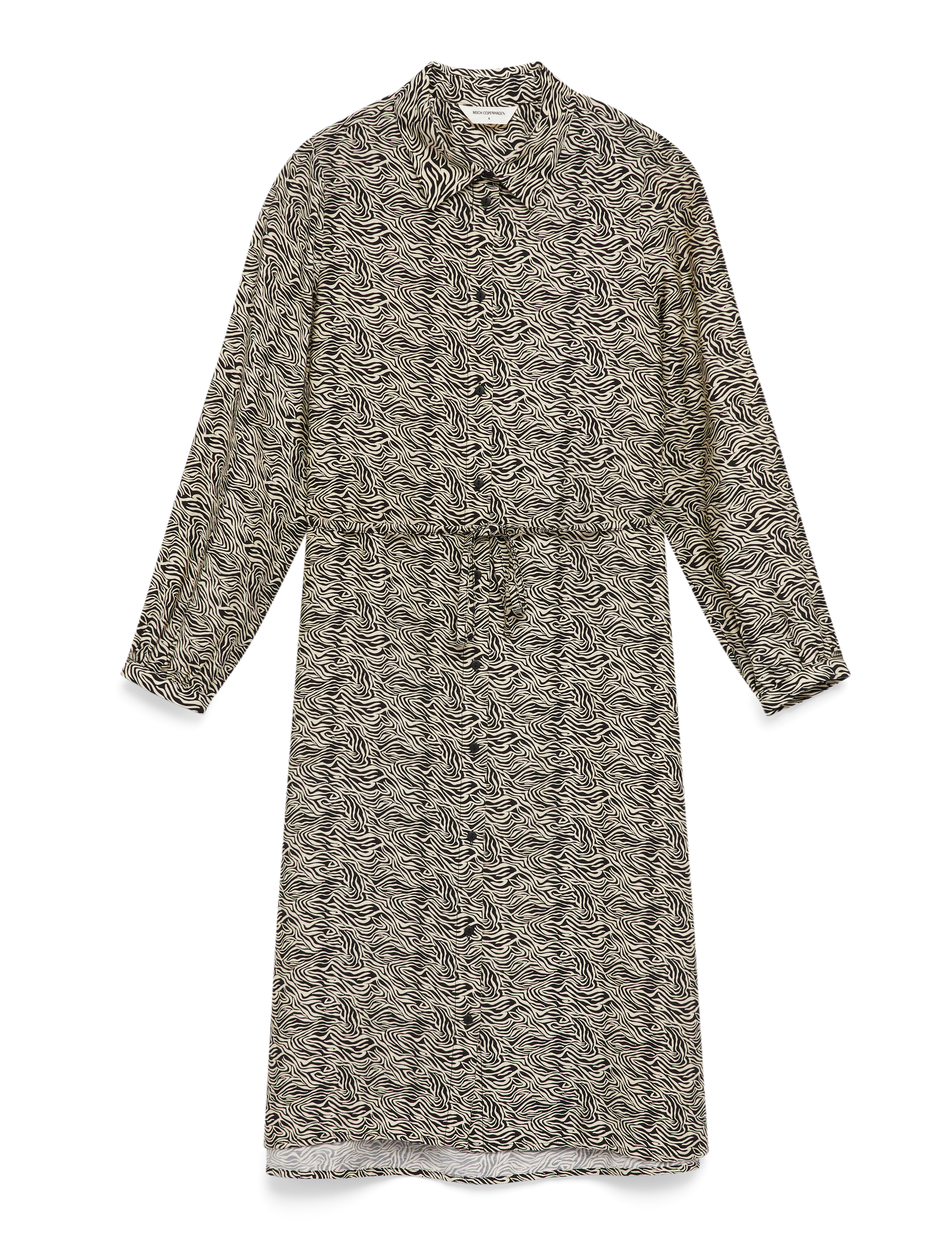 MSCH Copenhagen - MSCHCielo Amabella Shirt Dress AOP - sommerkleider - fog abstract - 1