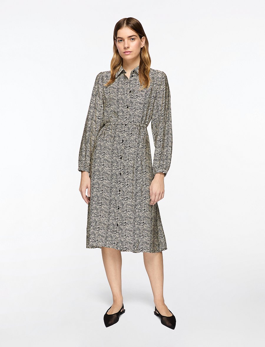 MSCH Copenhagen - MSCHCielo Amabella Shirt Dress AOP - sommerkleider - fog abstract - 2