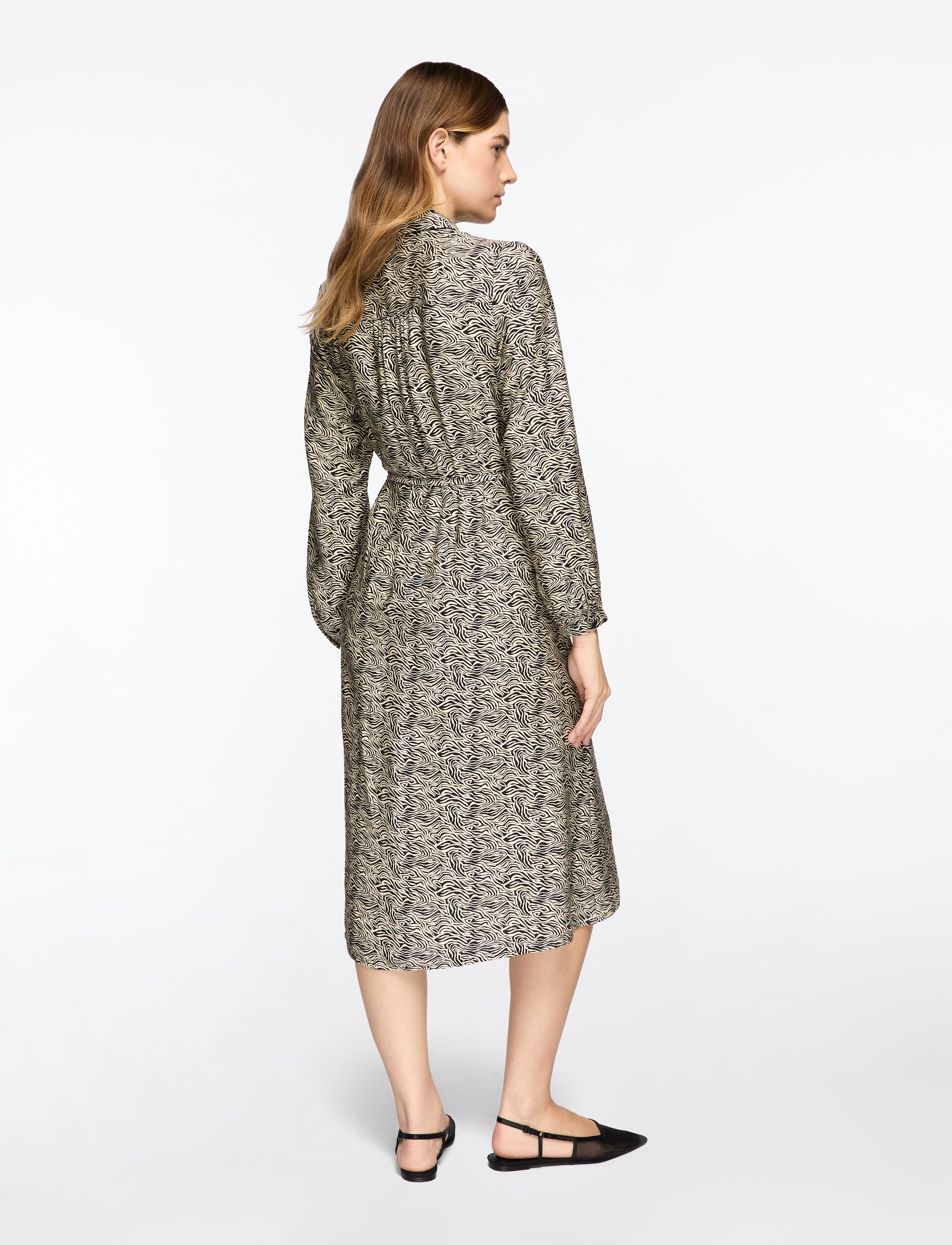 MSCH Copenhagen - MSCHCielo Amabella Shirt Dress AOP - sommerkleider - fog abstract - 4