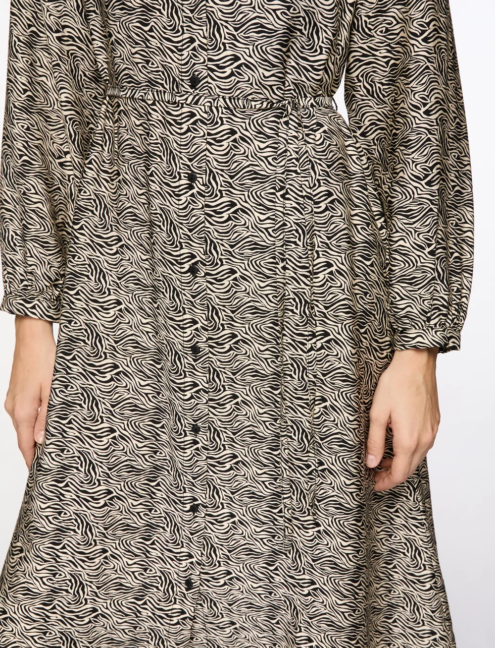 MSCH Copenhagen - MSCHCielo Amabella Shirt Dress AOP - sommerkjoler - fog abstract - 5
