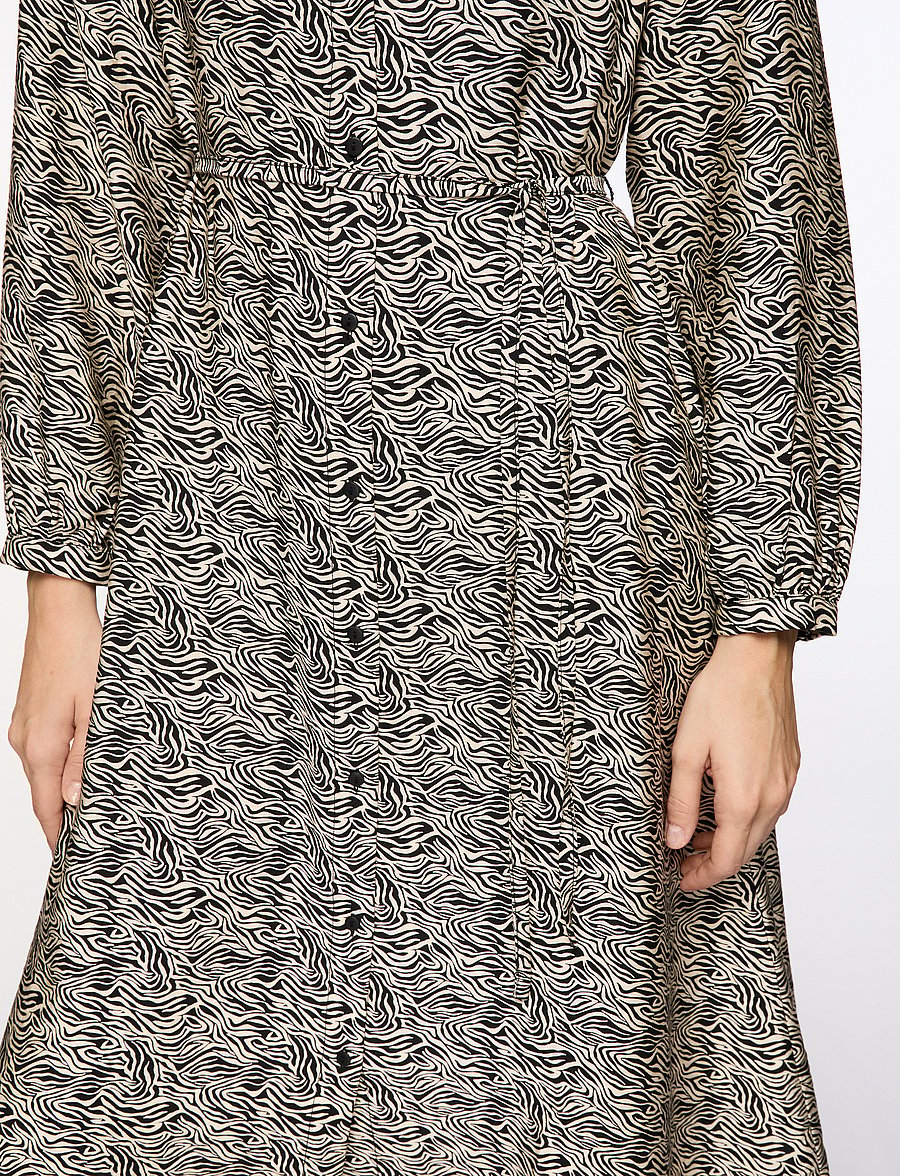 MSCH Copenhagen - MSCHCielo Amabella Shirt Dress AOP - sommerkjoler - fog abstract - 5