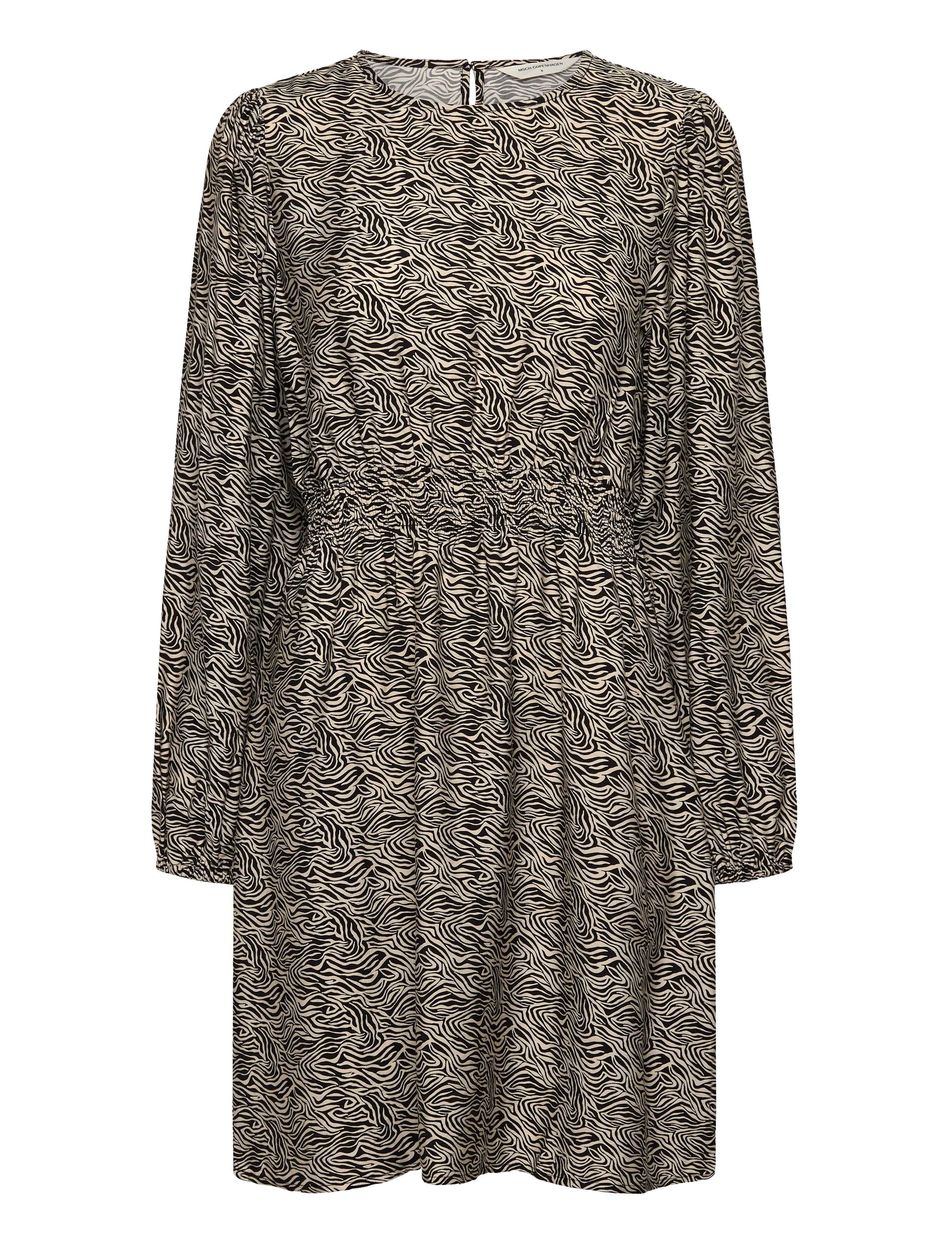 MSCHCielo Amabella Short Dress AOP - FOG ABSTRACT