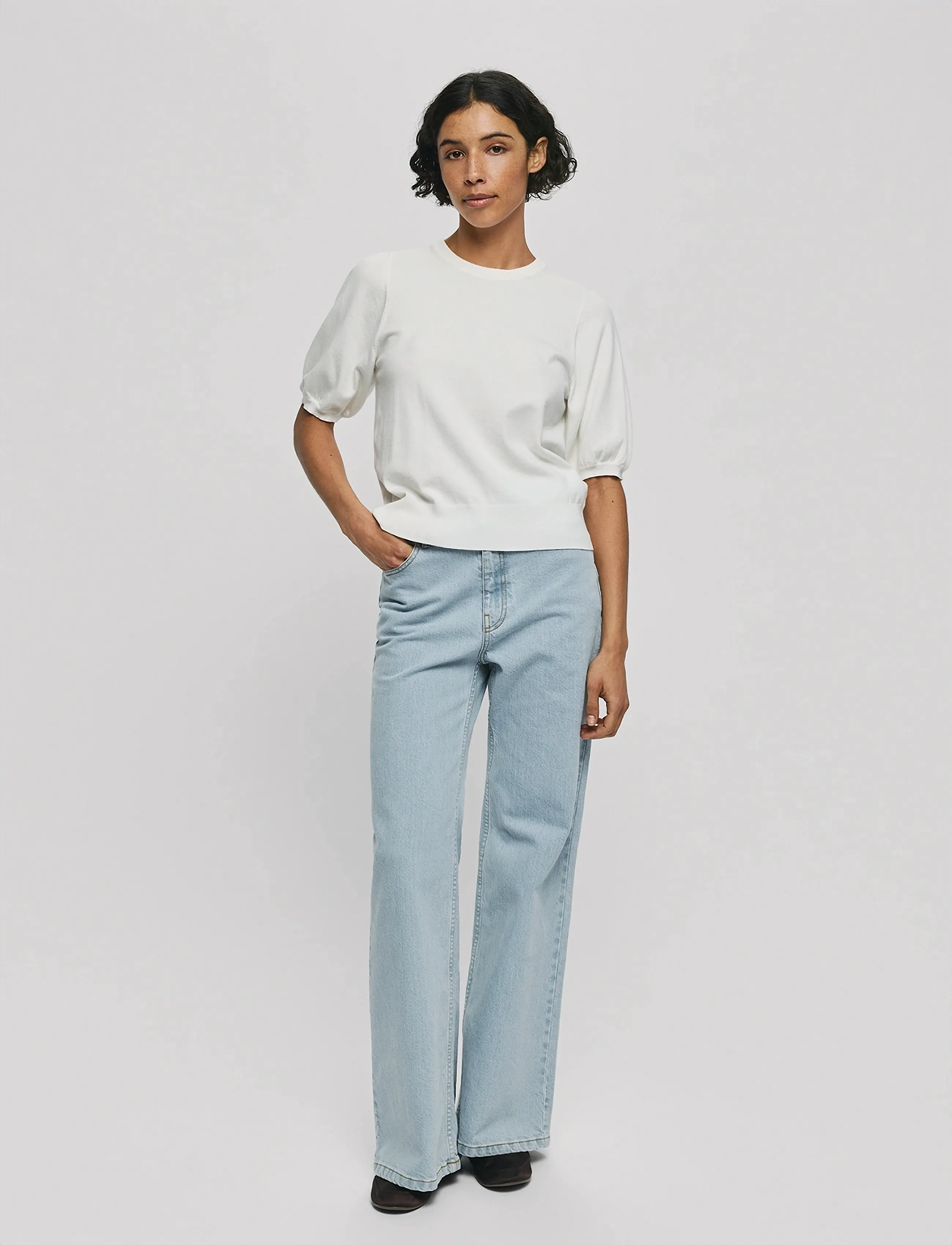 MSCH Copenhagen - MSCHSefika Rachelle 2/4 Pullover - peysur - egret - 3