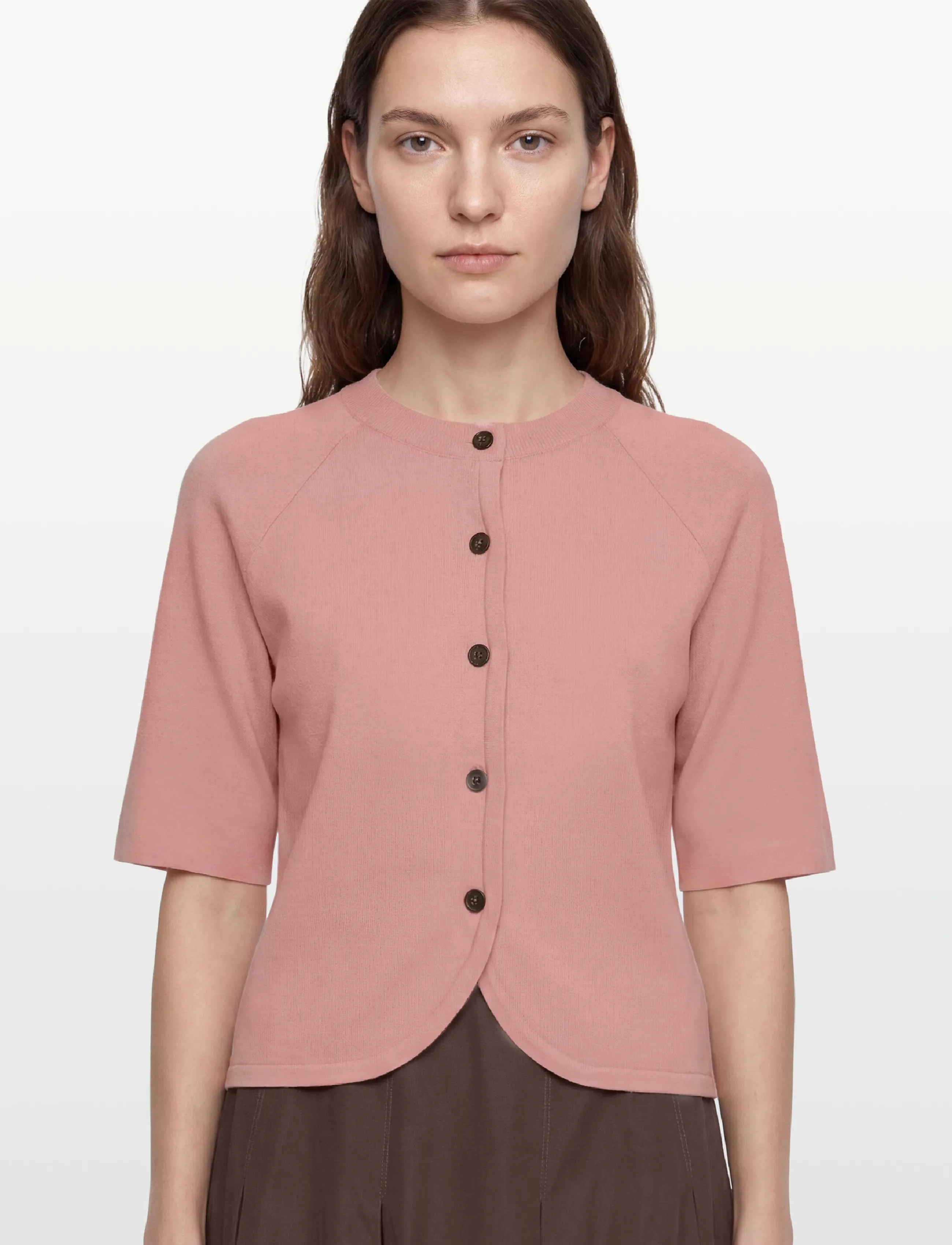 MSCH Copenhagen - MSCHAubree East 2/4 Cardigan - koftor - candle peach - 3