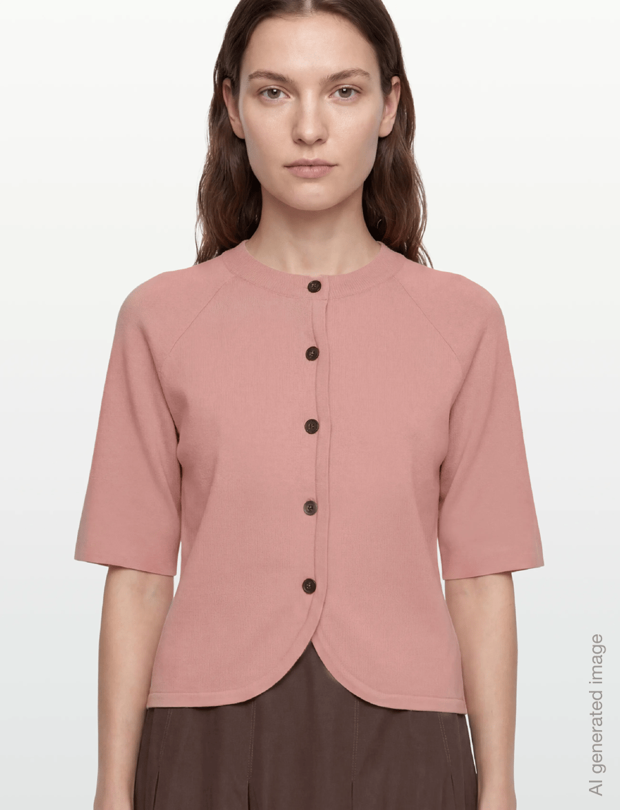 MSCH Copenhagen - MSCHAubree East 2/4 Cardigan - cardigans - candle peach - 3