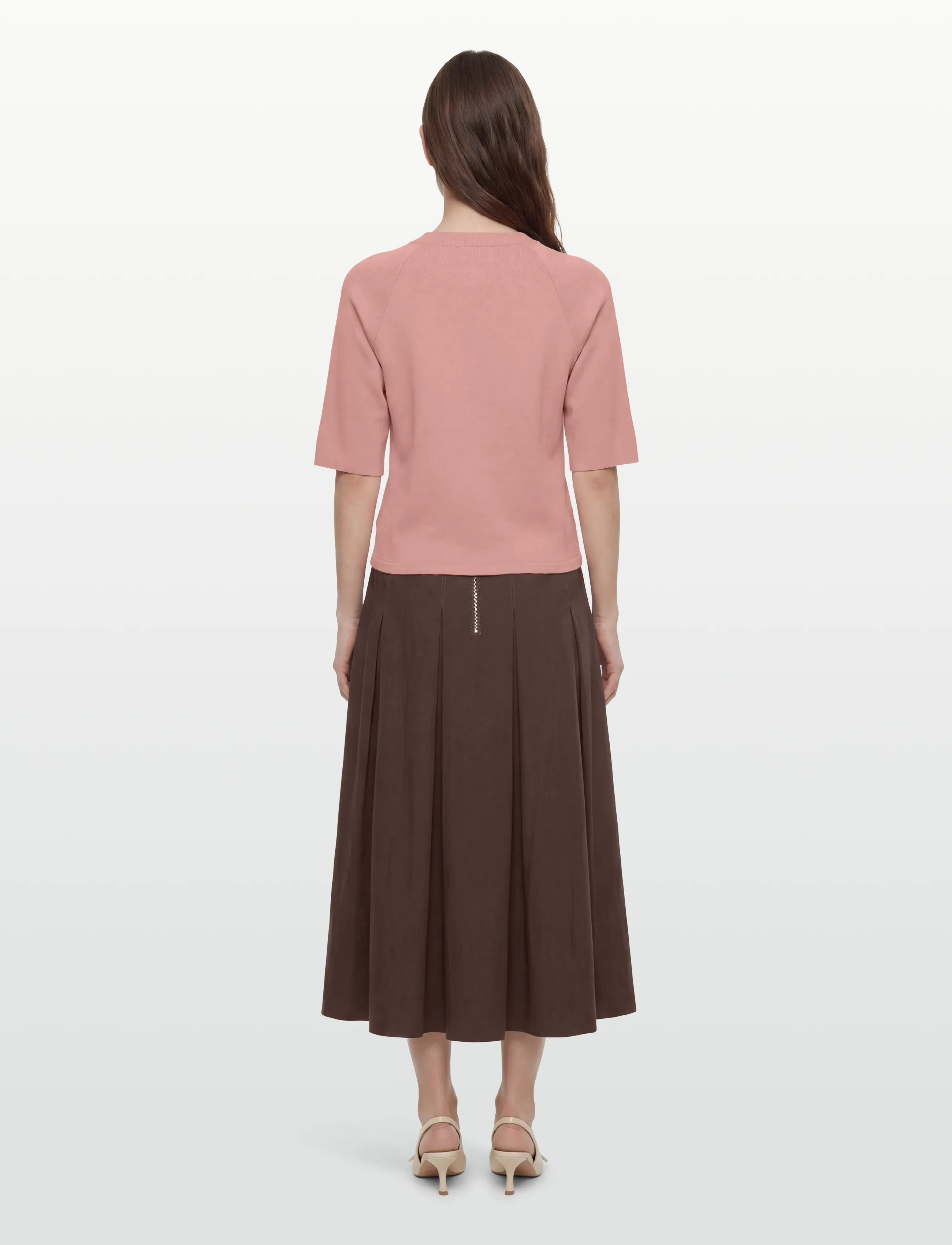 MSCH Copenhagen - MSCHAubree East 2/4 Cardigan - koftor - candle peach - 4