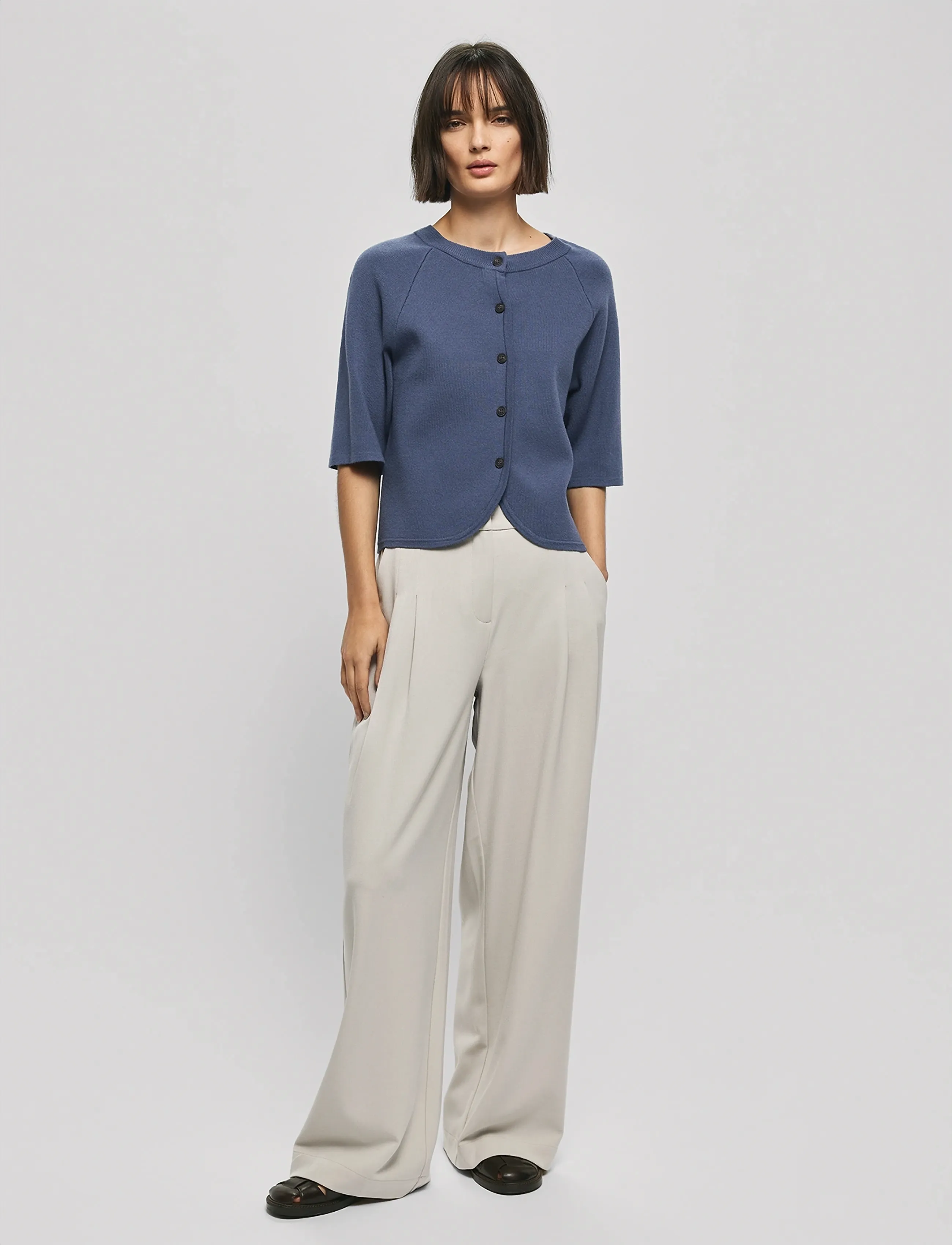MSCH Copenhagen - MSCHAubree East 2/4 Cardigan - cardigans - vintage indigo - 3