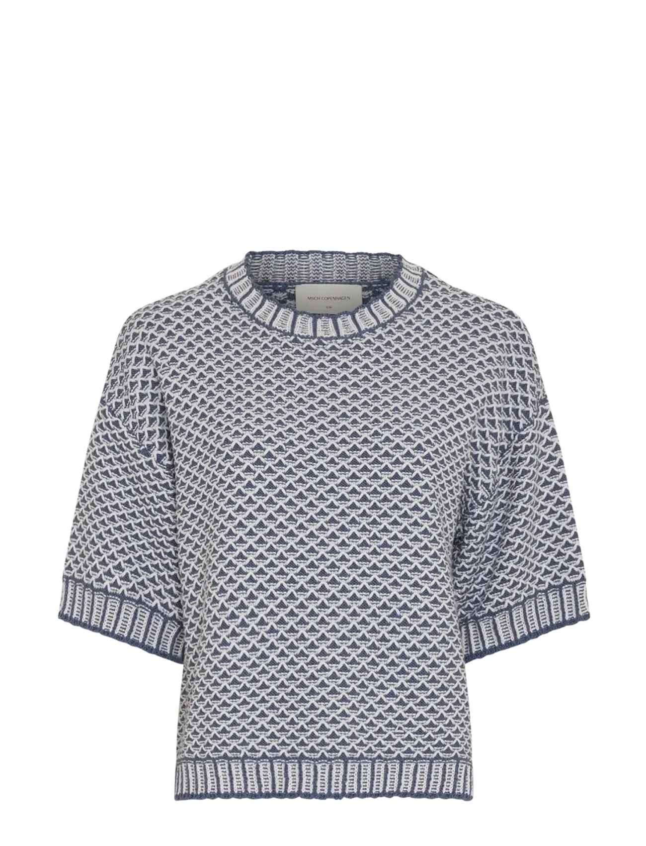 MSCH Copenhagen MSCHCatina Pilla 2/4 Pullover - Pullover - V INDIGO/EGRET / navy