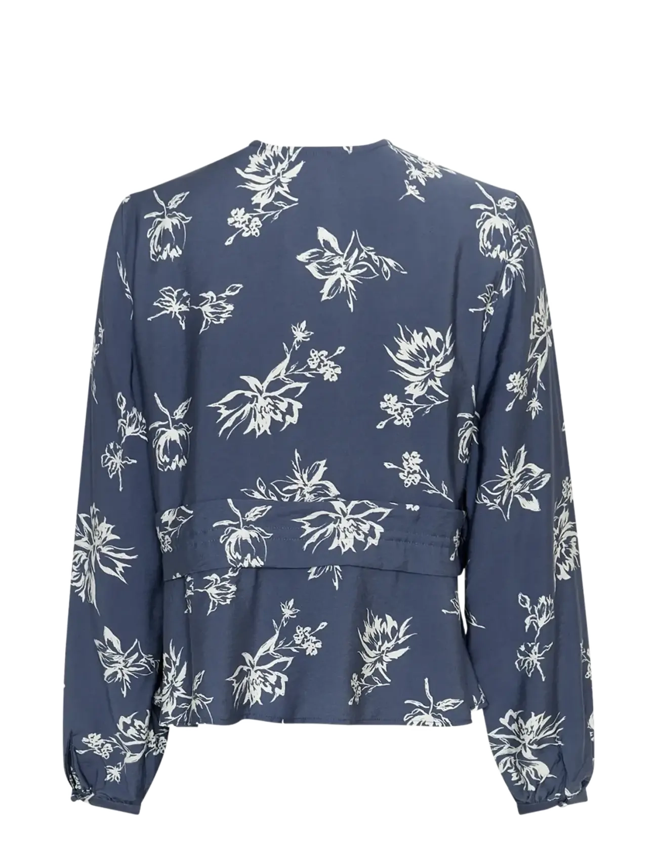 MSCH Copenhagen - MSCHAndena Amabella Shirt AOP - langärmlige blusen - v indigo flower - 2