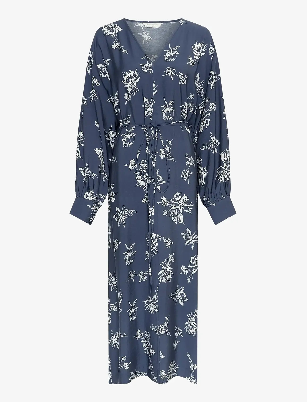 MSCH Copenhagen - MSCHAndena Amabella Dress AOP - sommarklänningar - v indigo flower - 1