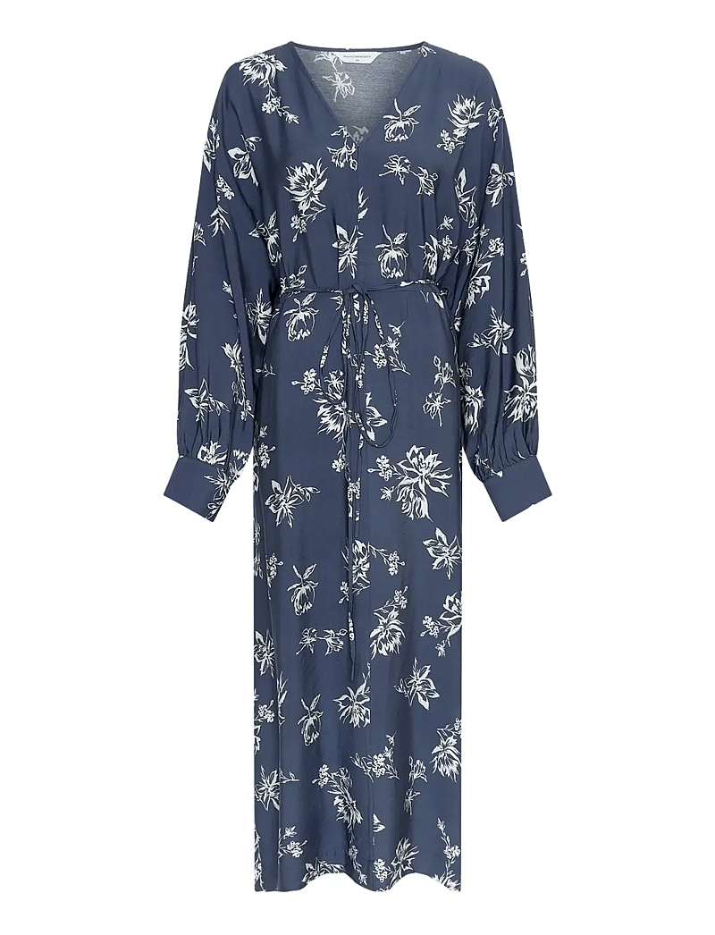MSCH Copenhagen - MSCHAndena Amabella Dress AOP - sommarklänningar - v indigo flower - 1