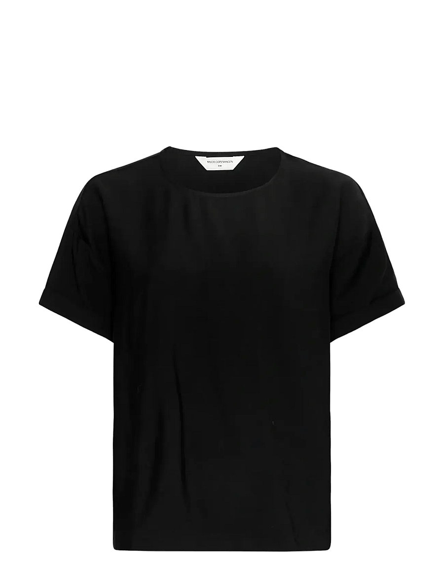 MSCH Copenhagen - MSCHBasina Amabella SS Top - t-shirts - black - 0